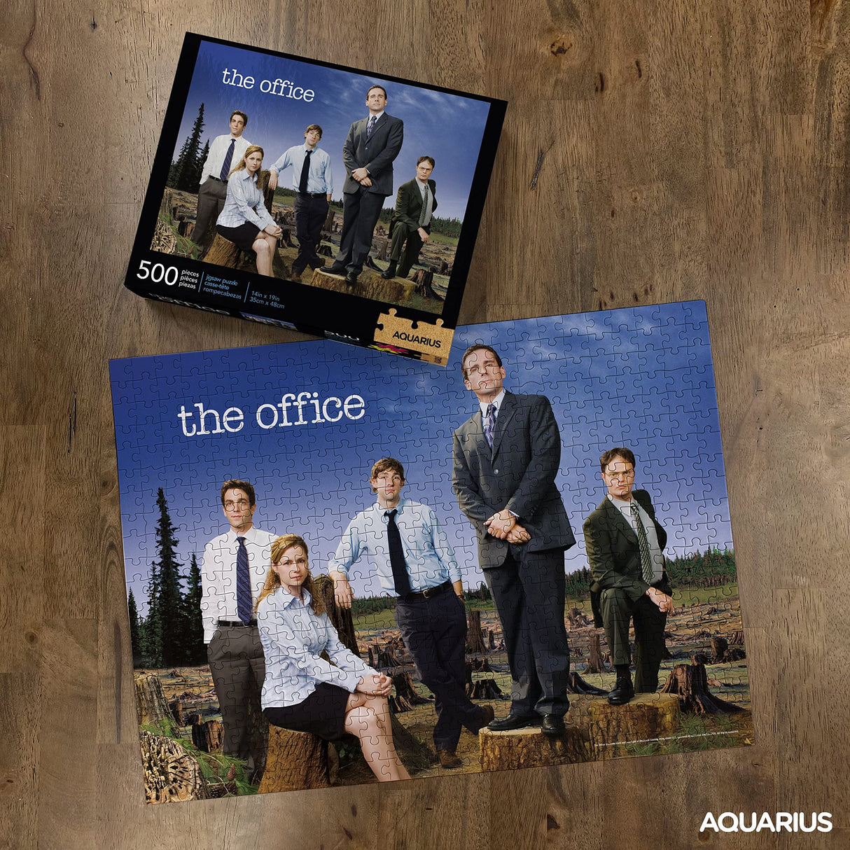 AQUARIUS The Office Puzzle (500 Piece Jigsaw Puzzle) - Officially Licensed The Office Merchandise & Collectibles - Glare Free - Precision Fit - 14 x 19 Inches AQUARIUS