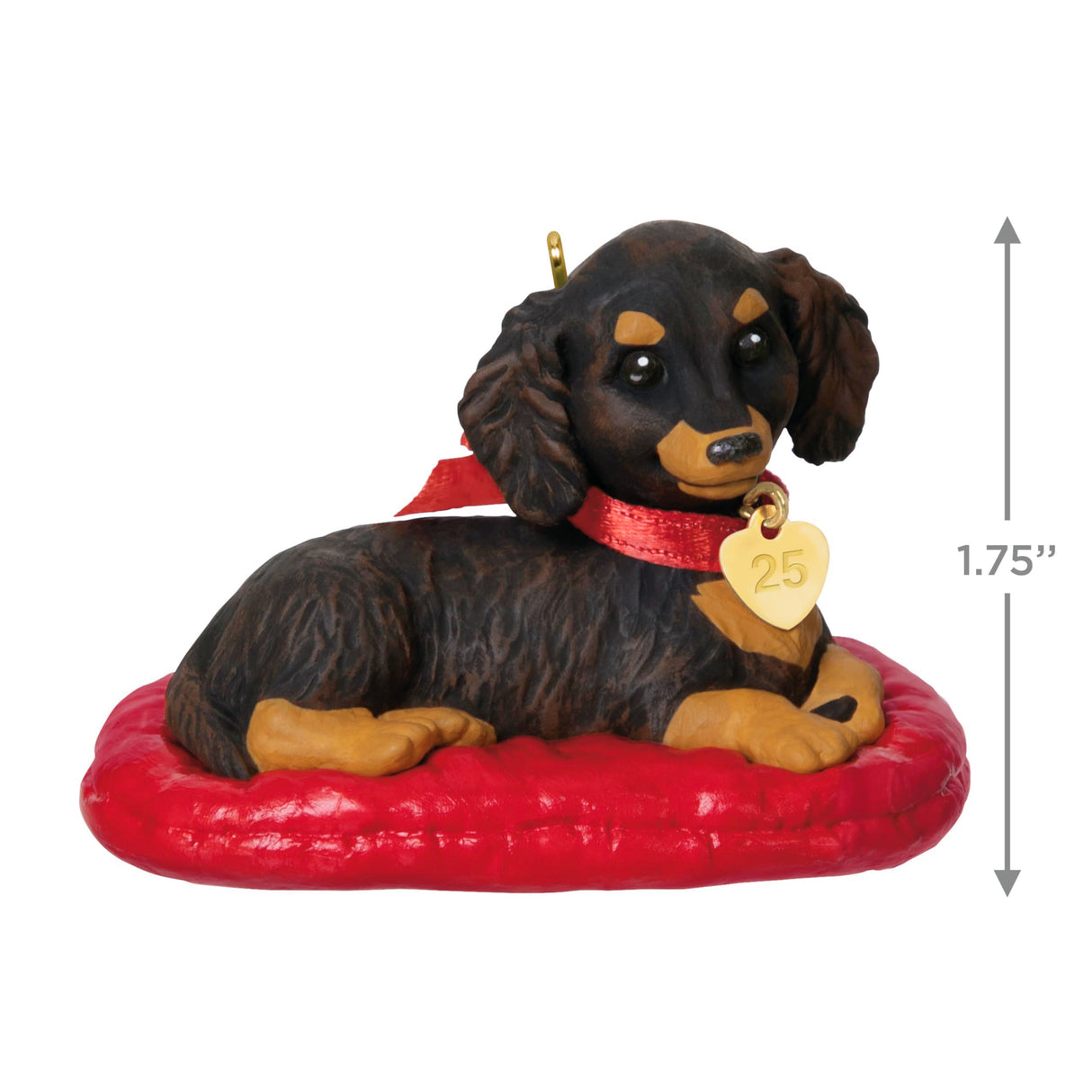Hallmark Keepsake Christmas Ornament 2025, Puppy Love Long-Haired Dachshund 2025, Gifts for Animal Lovers Hallmark Keepsake
