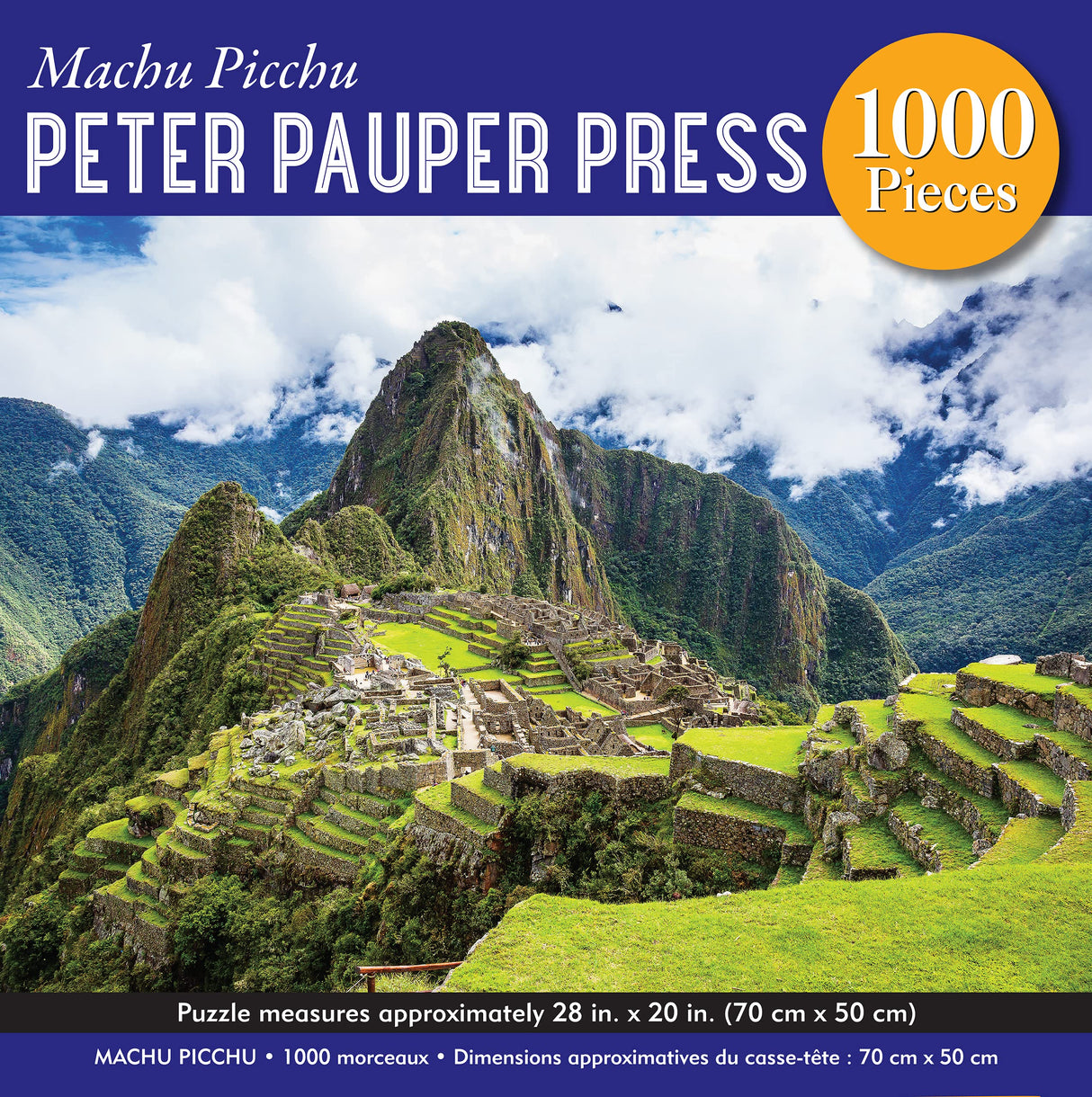 PETER PAUPER PRESS Machu Picchu 1000 Piece Jigsaw Puzzle PETER PAUPER PRESS