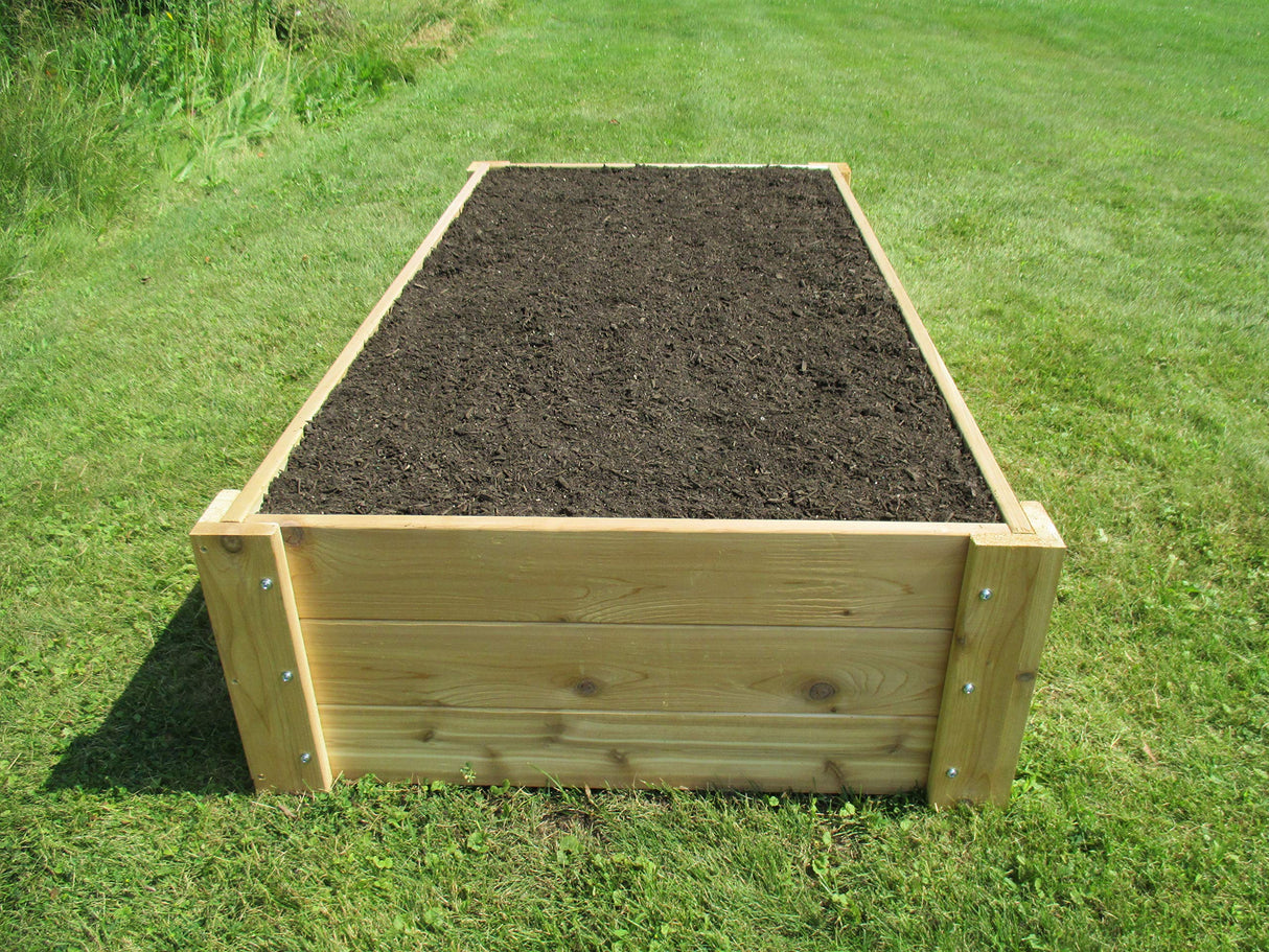 Infinite Cedar Deep Root Cedar Raised Bed Garden Kit Infinite Cedar