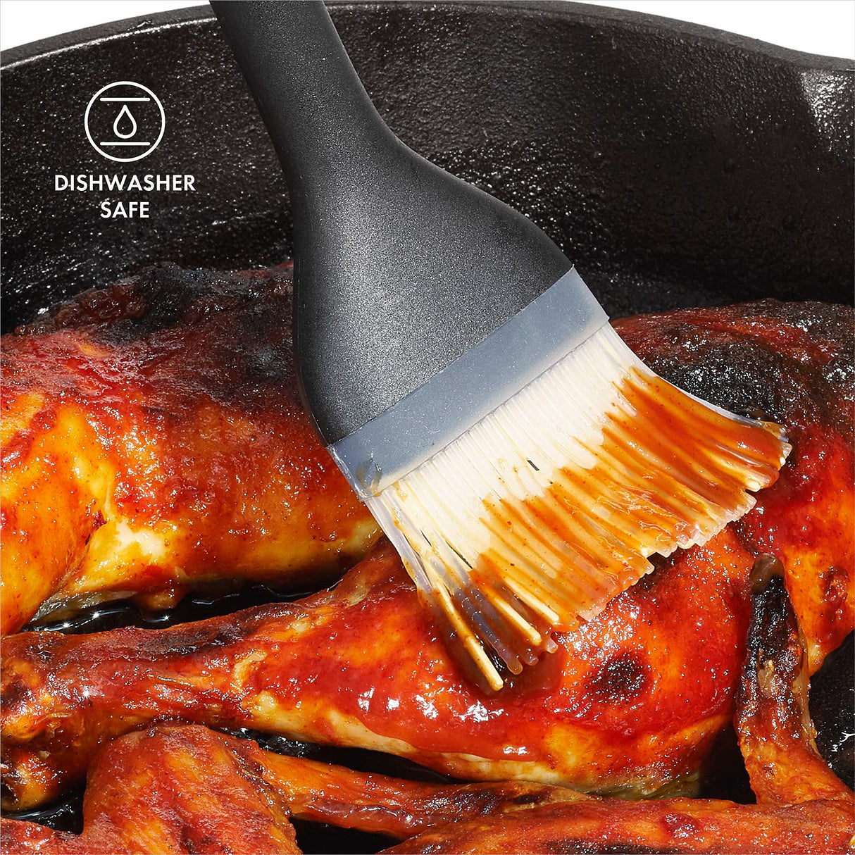 OXO Good Grips Silicone Basting Brush Black Large OXO