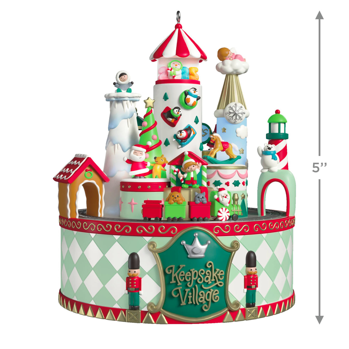 Hallmark Keepsake Christmas Ornament 2025, Keepsake Village Musical with Light and Motion Hallmark Keepsake