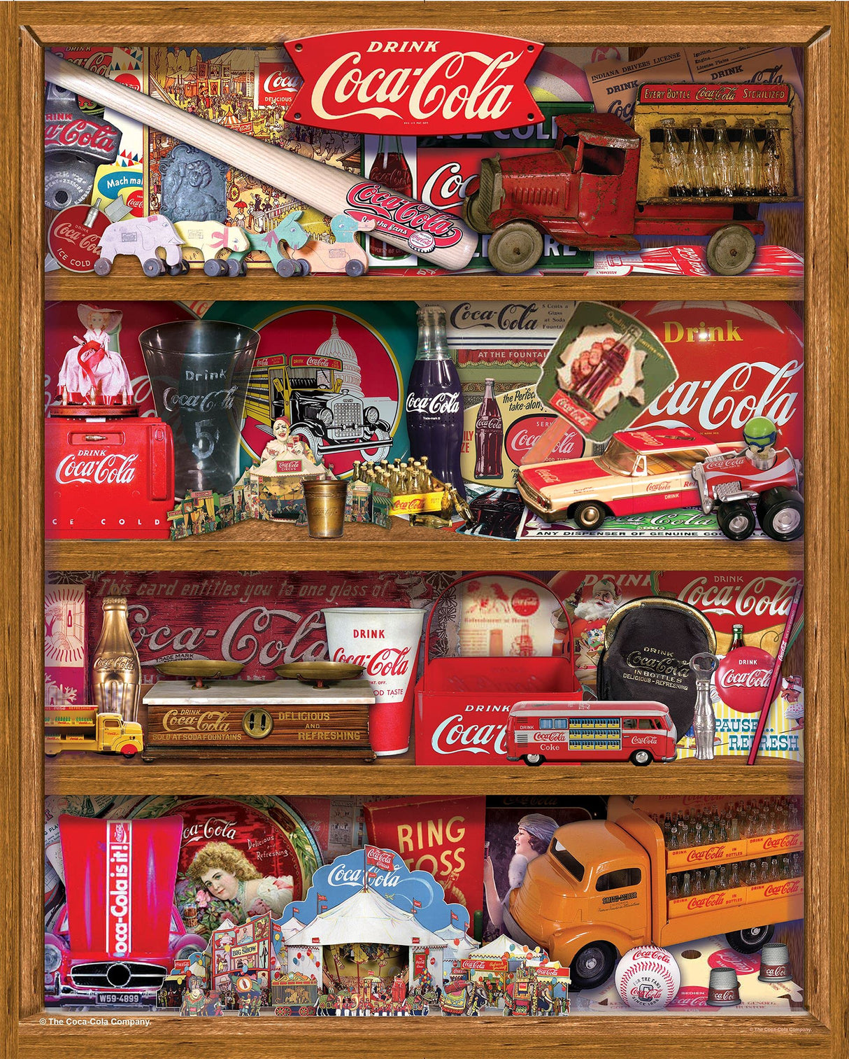 Springbok's 500 Piece Jigsaw Puzzle Coca-Cola A Collection - Made in USA Springbok