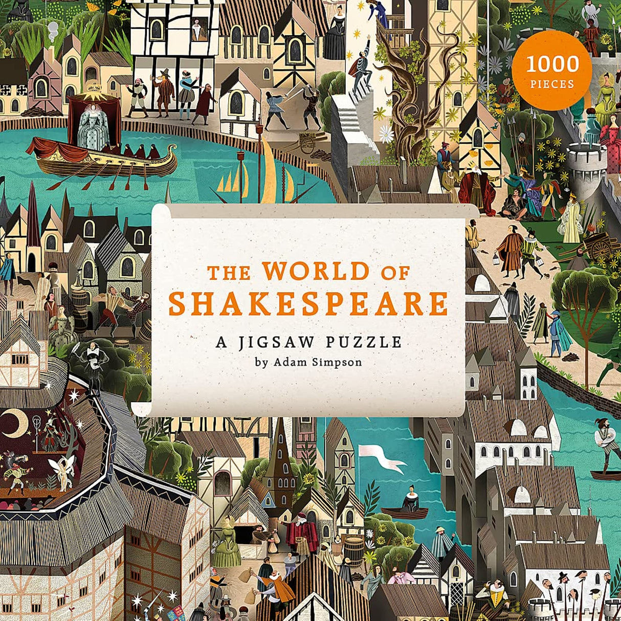 Laurence King The World of Shakespeare 1000 Piece Puzzle Laurence King