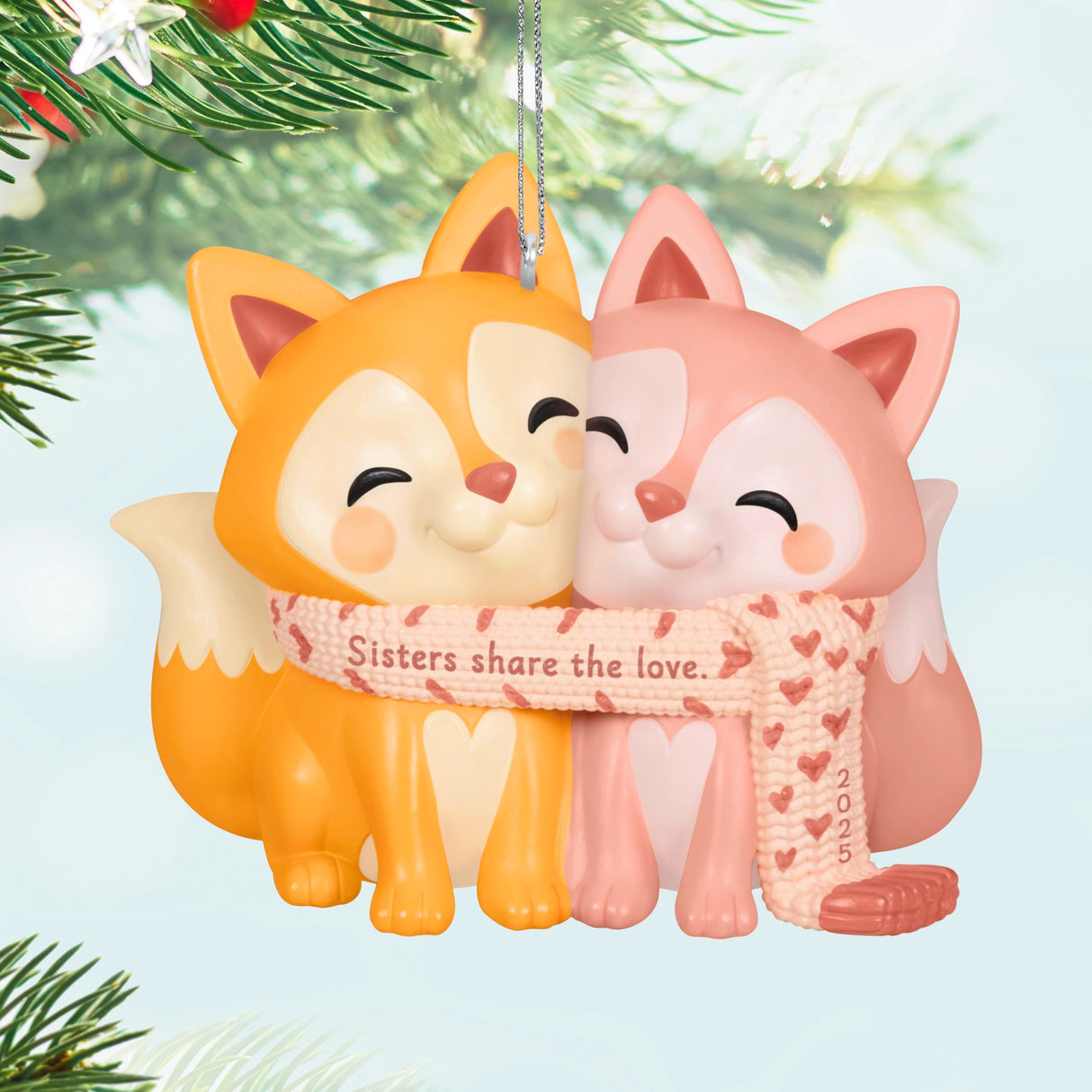 Hallmark Keepsake Christmas Ornament 2025, Sisters Share The Love 2025 Hallmark Keepsake