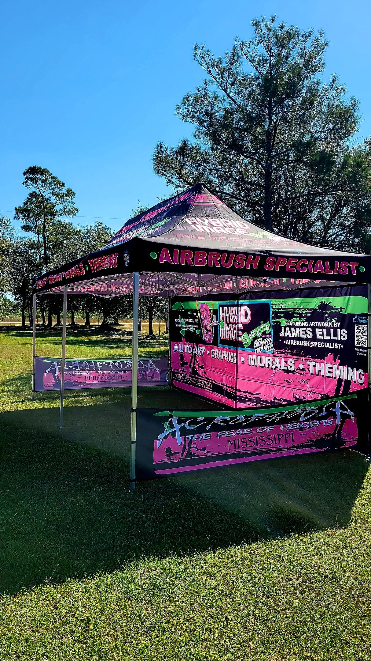 Custom Canopy Pop Up Tent 10x20 with Logo, Personalized Pop Up Canopy Tent for Tradeshow,Customized Canopy Advertising Outdoor Tent (top Canopy +one Full Wall+ Two Small Side Walls+ 23kgs Frame) NaBai