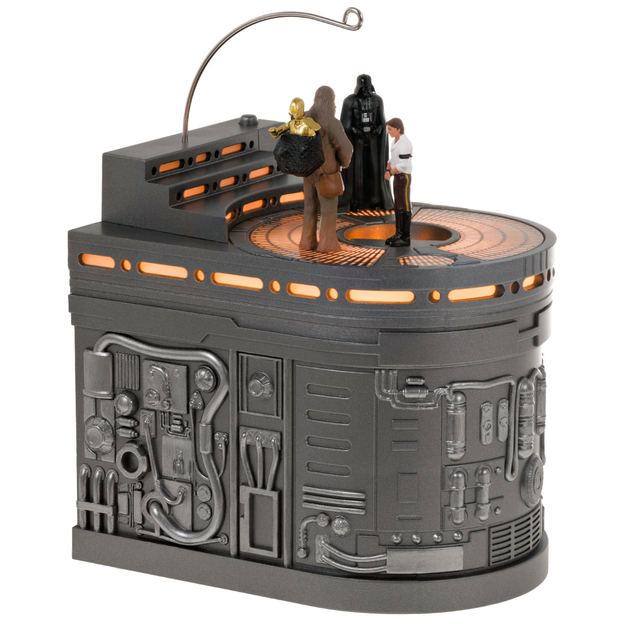 Hallmark Keepsake Christmas Ornament, Star Wars: The Empire Strikes Back Into The Carbon-Freezing Chamber with Light, Sound and Motion, Gifts for Star Wars Fans Hallmark Keepsake