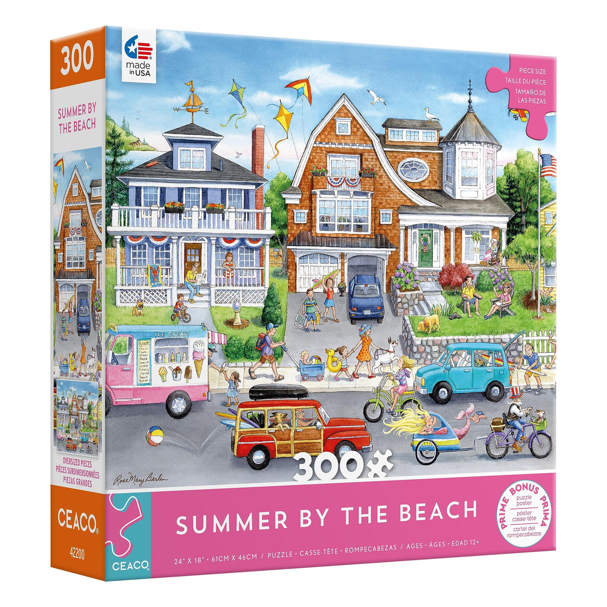 Ceaco - Summer by The Beach - 300 Piece Jigsaw Puzzle Ceaco