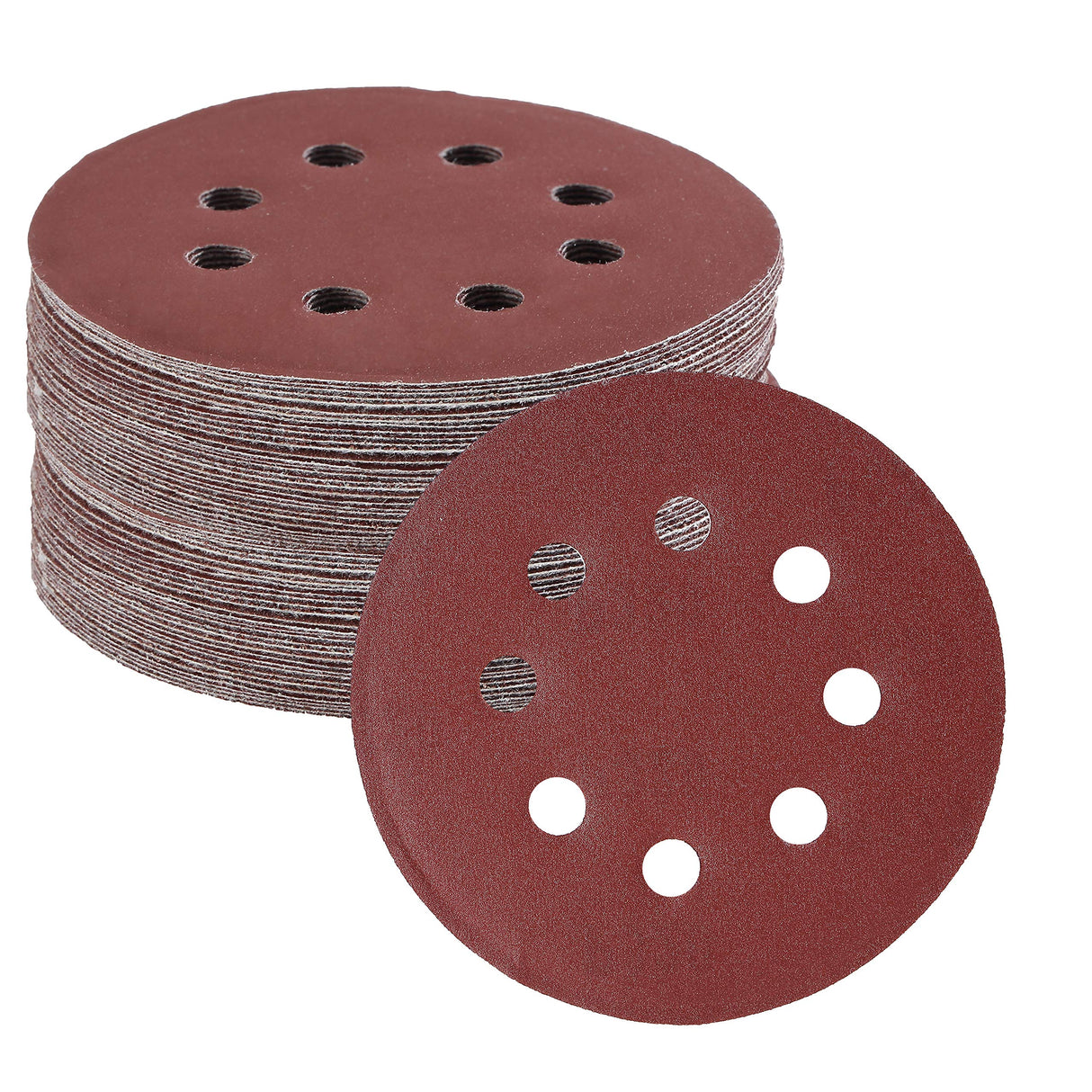Bates- Sanding Discs 5 Inch 8 Hole, 30 Pack, Assorted Grits 40 80 120 220 320 600, Sanding Discs, Sanding Pads, Hook and Loop Sanding Disc, 8 Hole Sanding Discs, Round Sandpaper Discs, 5 inch Sanding Bates Choice