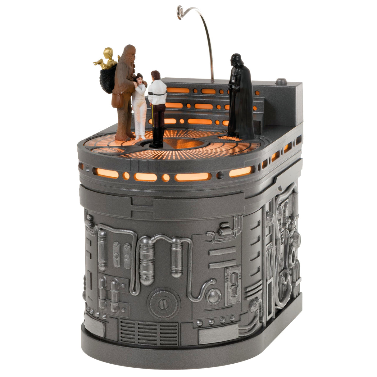 Hallmark Keepsake Christmas Ornament, Star Wars: The Empire Strikes Back Into The Carbon-Freezing Chamber with Light, Sound and Motion, Gifts for Star Wars Fans Hallmark Keepsake