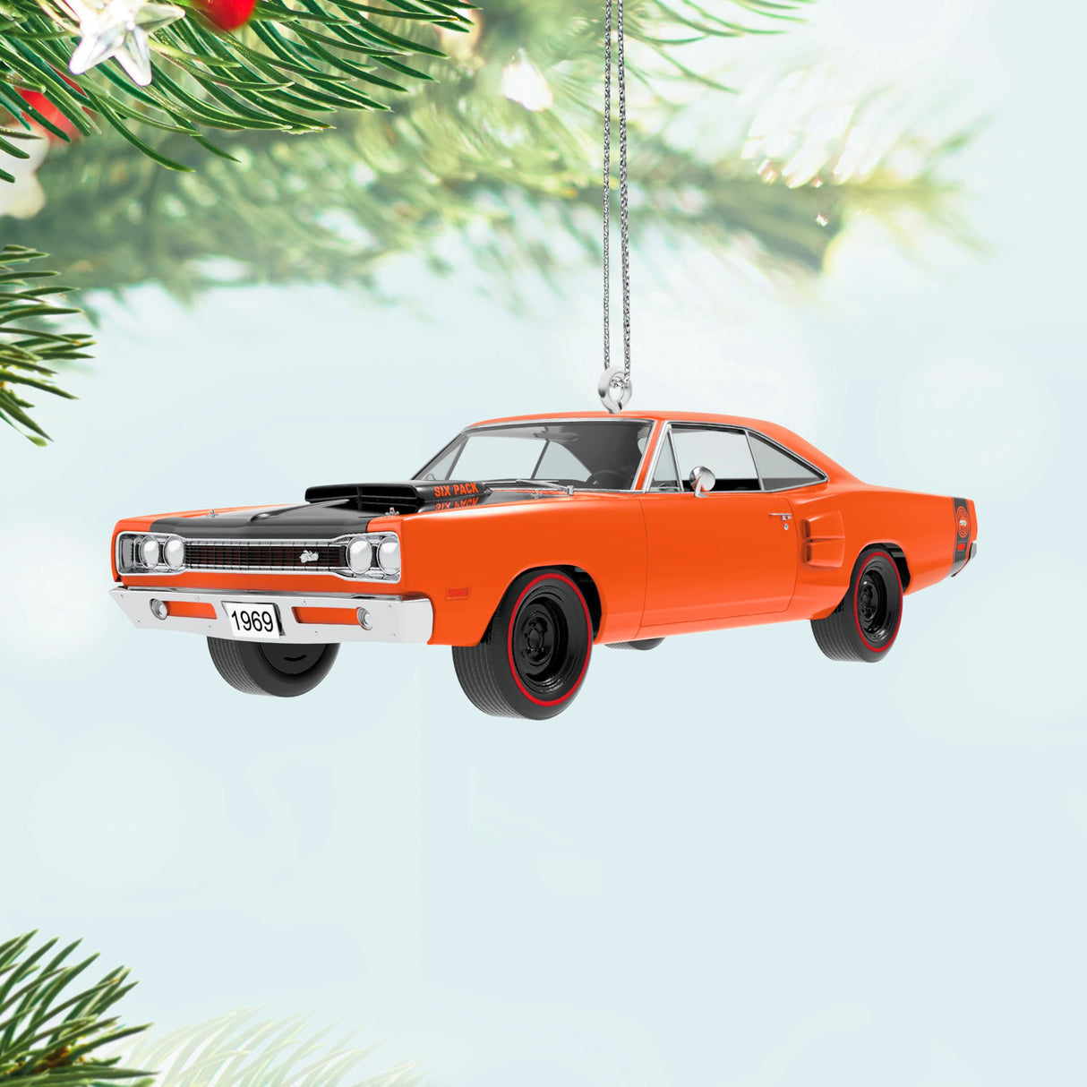 Hallmark Keepsake Christmas Ornament 2025, Classic American Cars 1969 Dodge Super Bee Six Pack 2025, Metal, Gifts for Car Collectors Hallmark Keepsake