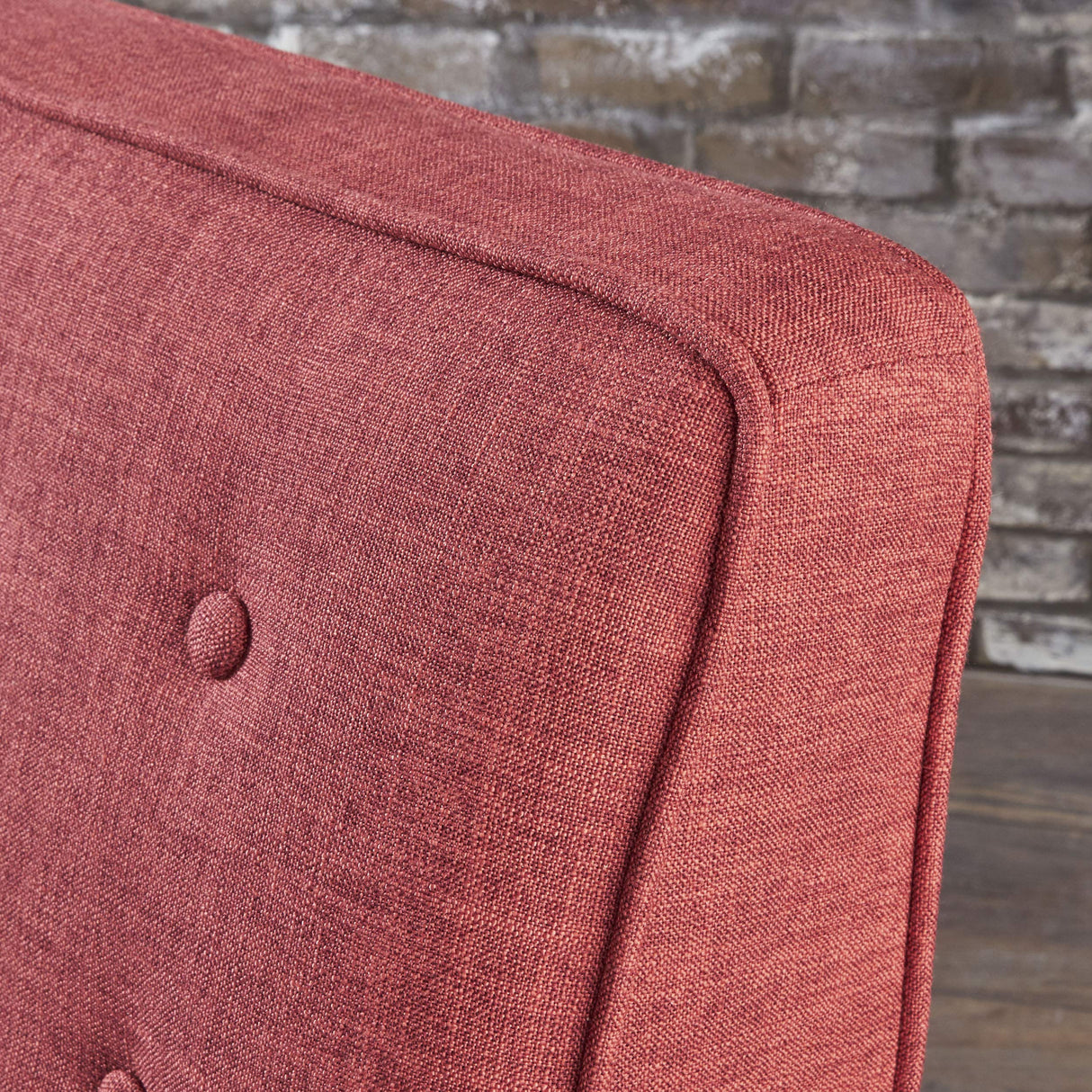 Christopher Knight Home GDFStudio Christopher Knight Home Mervynn Mid-Century Modern Fabric Recliners, 2-Pcs Set, Red / Dark Espresso Christopher Knight Home