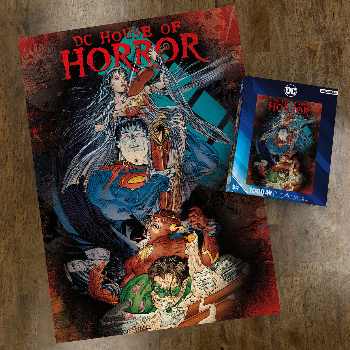 AQUARIUS - DC House Of Horror 1000 Piece Jigsaw Puzzle AQUARIUS