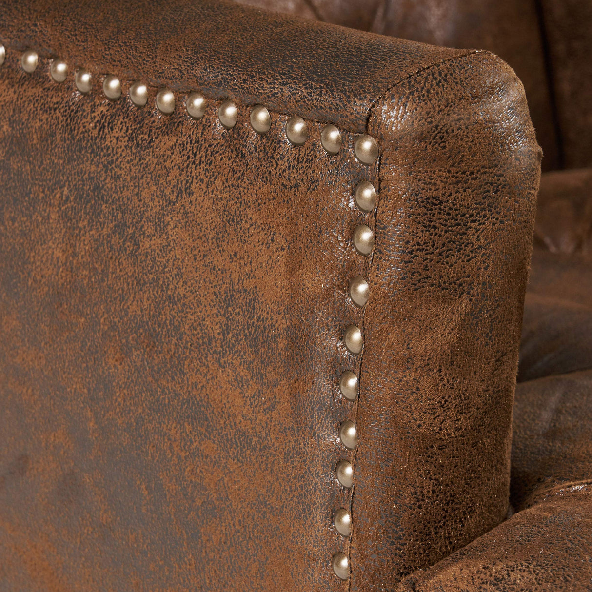 Christopher Knight Home Malone Tufted Club Chair, Brown 28D x 29.5W x 33.5H Inch Christopher Knight Home