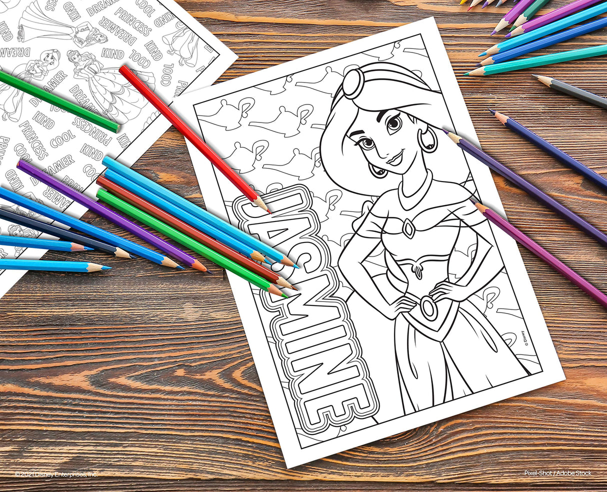 Disney Princess 40-Page Advanced Coloring Book 49947 Bendon