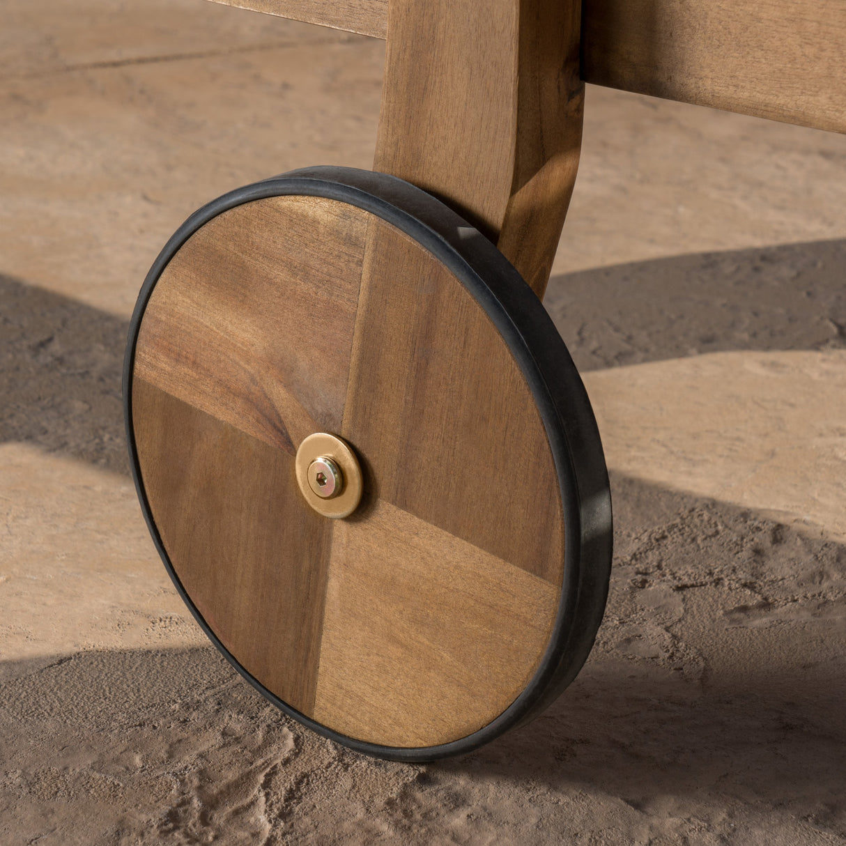 Christopher Knight Home Perla Outdoor Acacia Wood Chaise Lounge, Teak Finish Christopher Knight Home