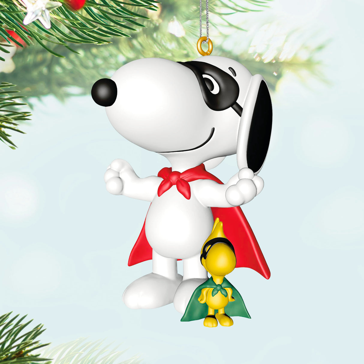 Hallmark Keepsake Christmas Ornament 2025, Peanuts Spotlight on Snoopy Masked Marvel, Gifts for Peanuts Fans Hallmark Keepsake