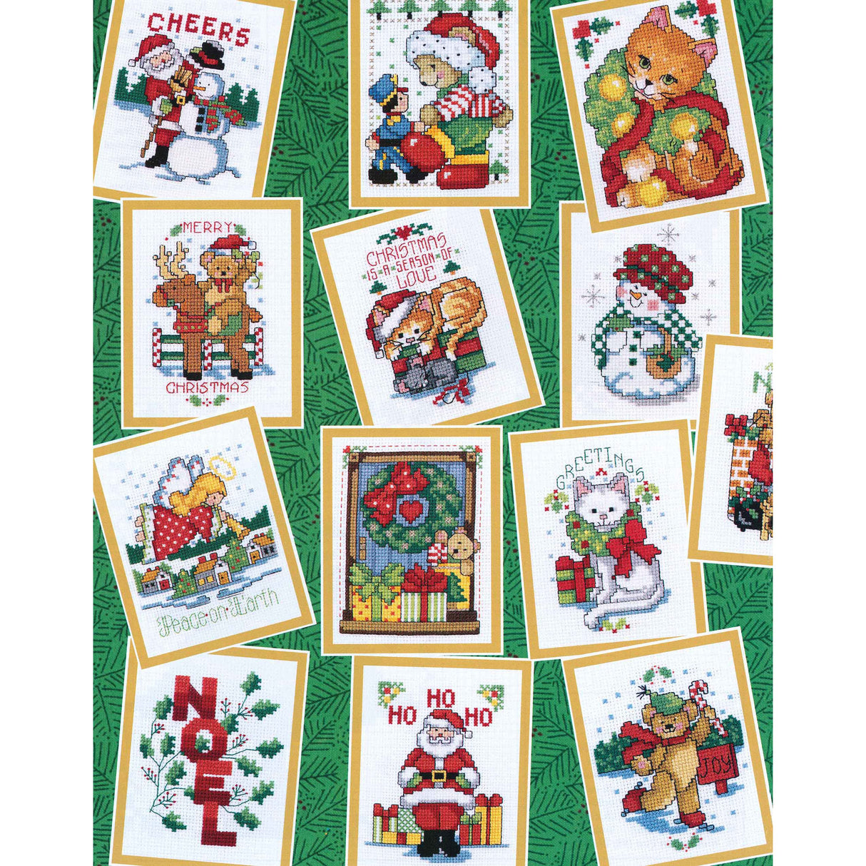 Fast & Festive, 50 Christmas Designs-Charming Cross Stitch Designs to use in a Variety of Christmas Projects LEISURE ARTS