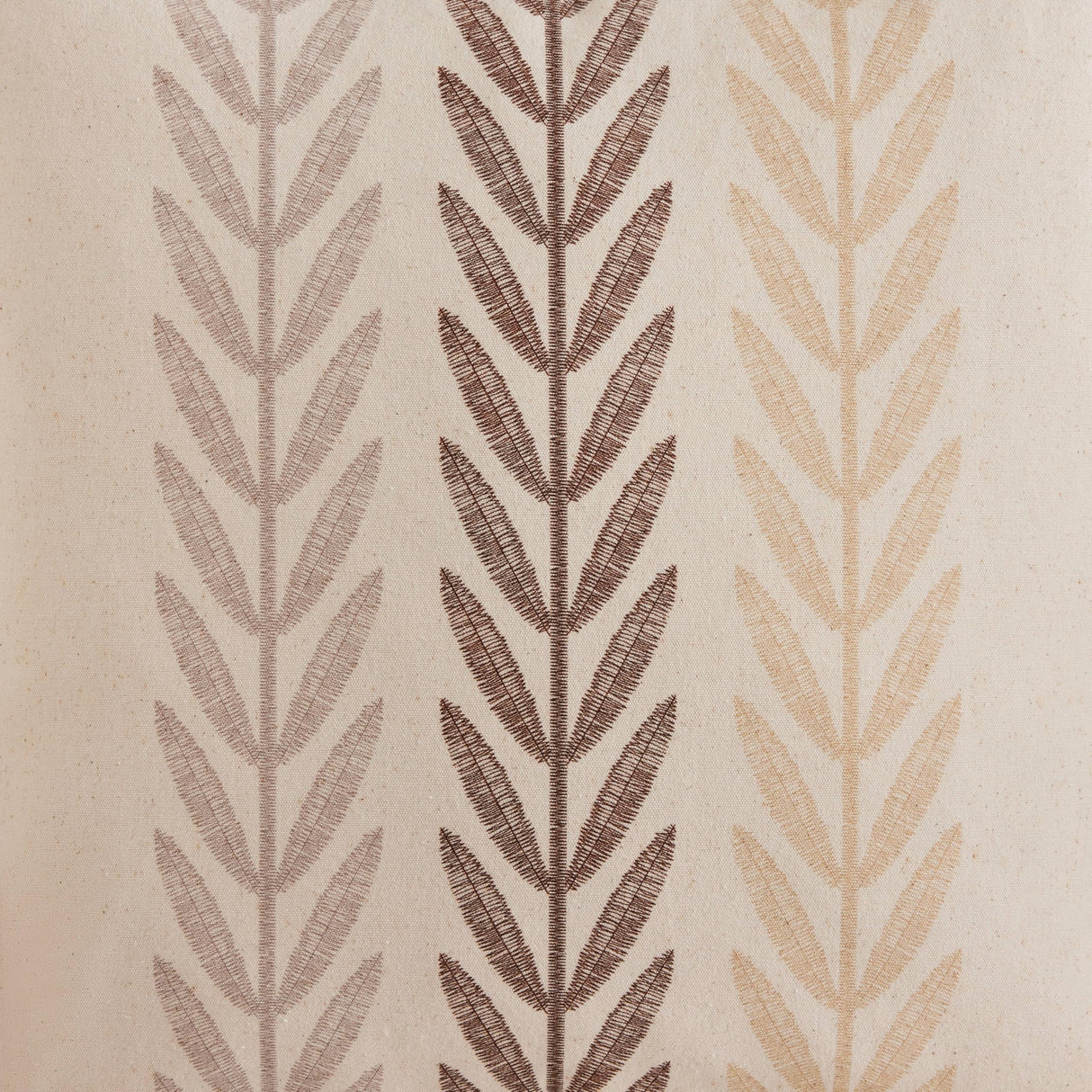 YZJZEDS 100% Cotton Farmhouse Leaves Throw Pillow Covers Set of 2, 18x18 Inch Mixed Beige Pastoral Decorative Print Cushion Covers for Sofa Bed Living Room Home Decor YZJZEDS