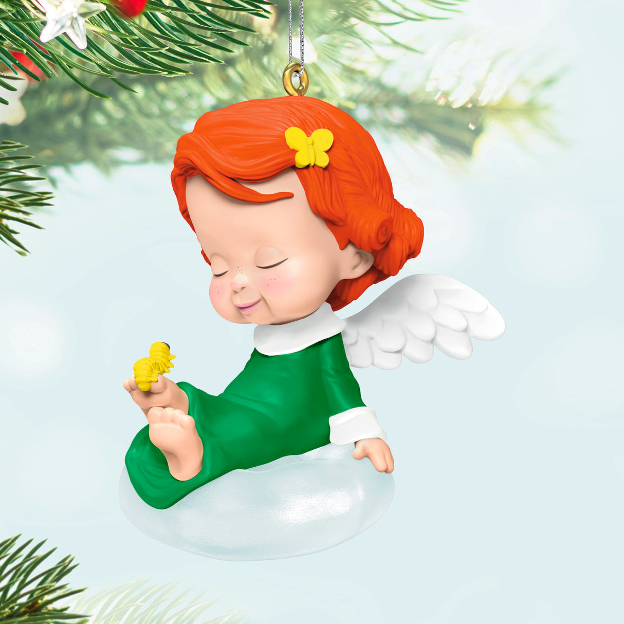 Hallmark Keepsake Christmas Ornament 2025, Mary's Angels Hydrangea, Angel Collectors Gifts Hallmark Keepsake