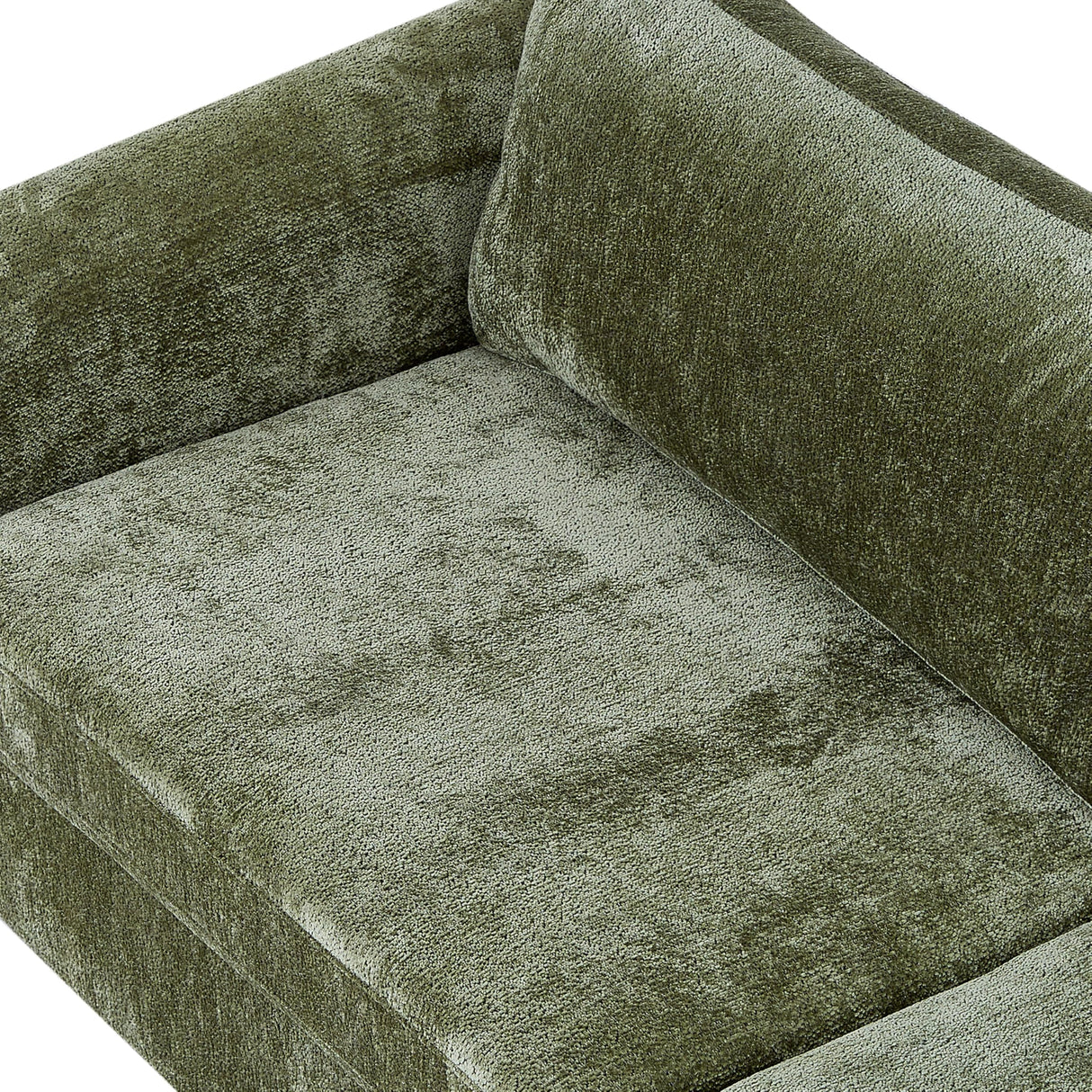 Christopher Knight Home Taki 89 Inches Sofa Couch, Cozy Chenille Upholstered 3-Seater Sofa, Wood Frame Couches, Comfy Home Sofa Living Room and Office, Lounge Seating with Armrests, Olive Green Christopher Knight Home