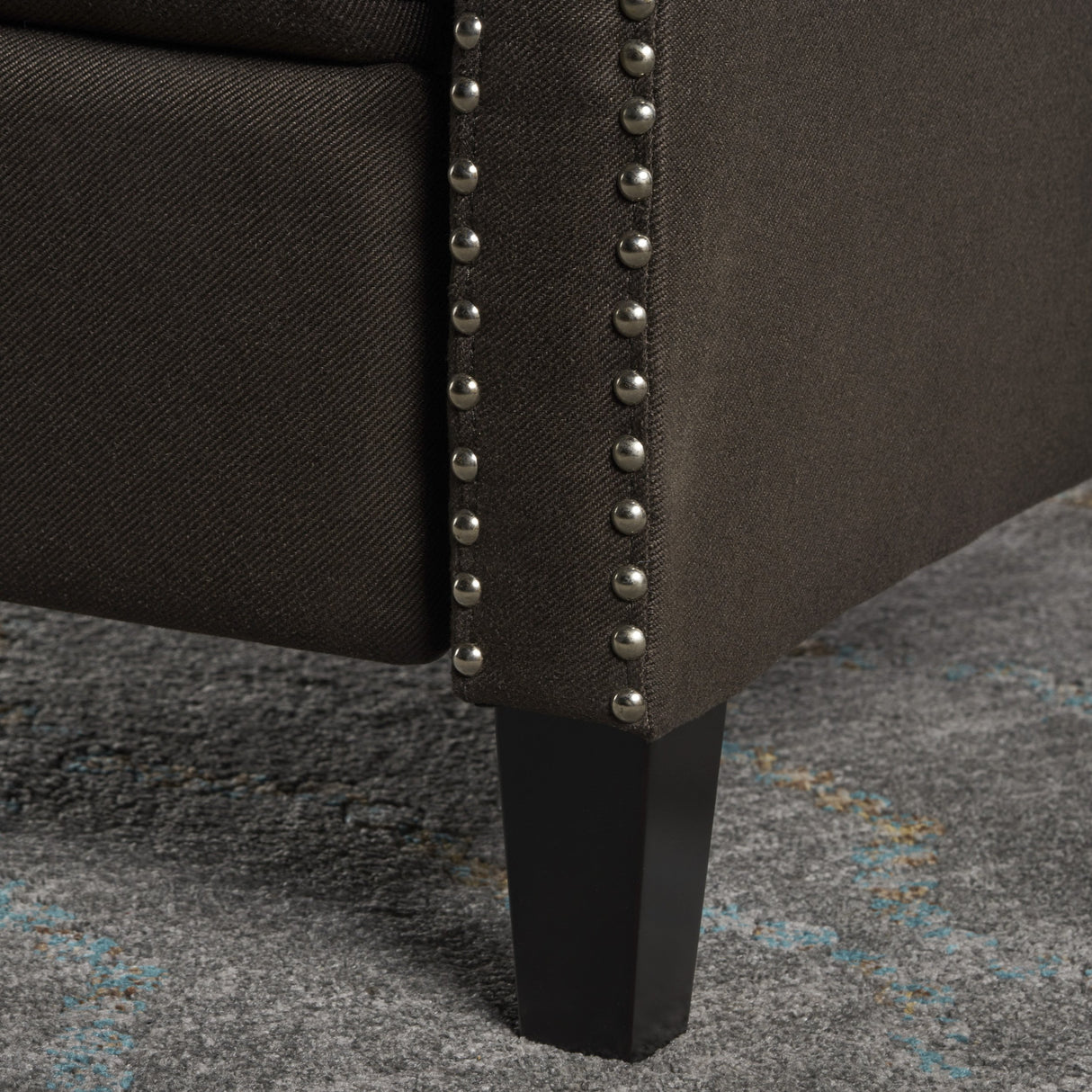 Christopher Knight Home Izidro Traditional Fabric Recliner, Coffee / Dark Brown Christopher Knight Home