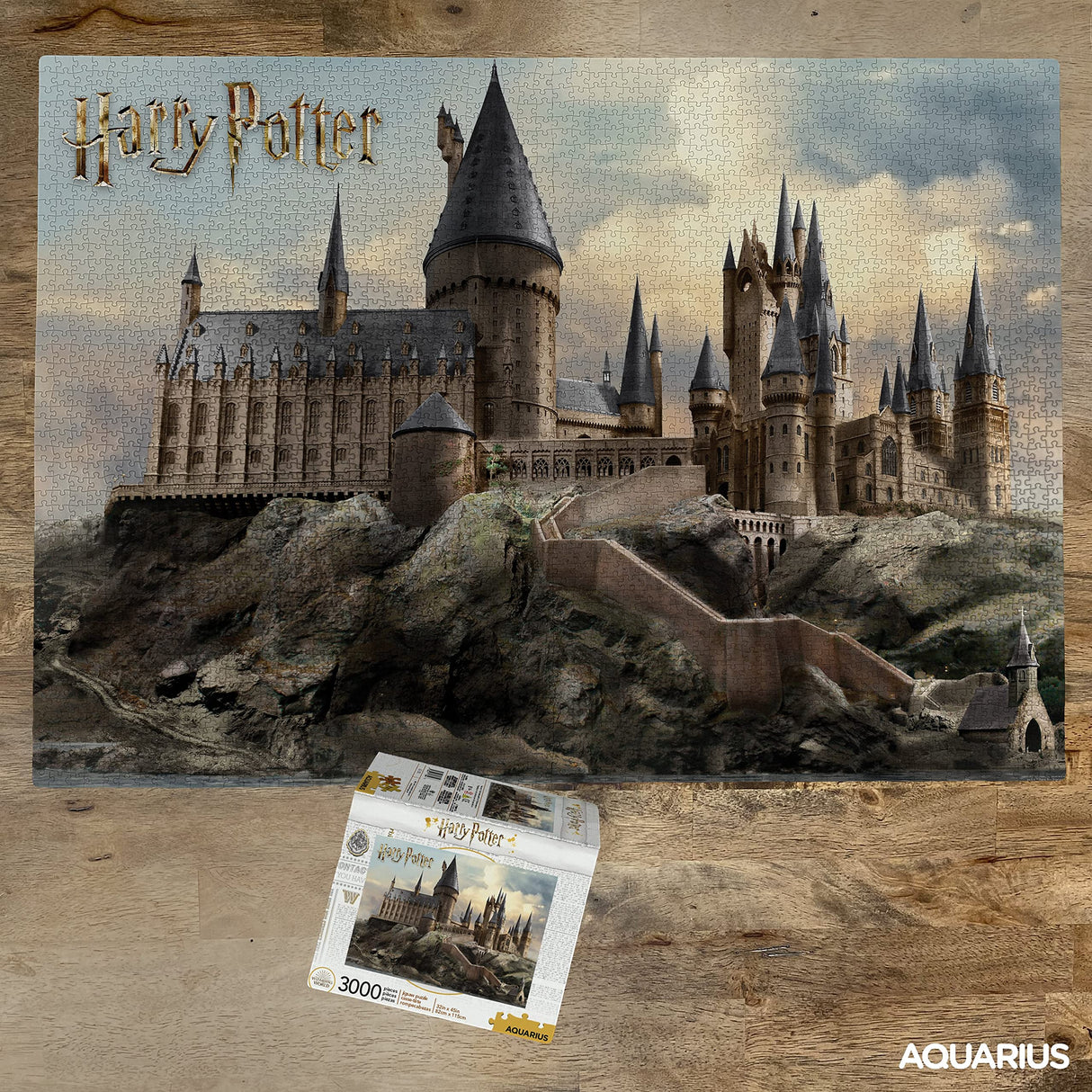 Aquarius Harry Potter Puzzle Hogwarts Castle (3000 Piece Jigsaw Puzzle) - Officially Licensed Harry Potter Merchandise & Collectibles - Glare Free - Precision Fit - 32x45in AQUARIUS