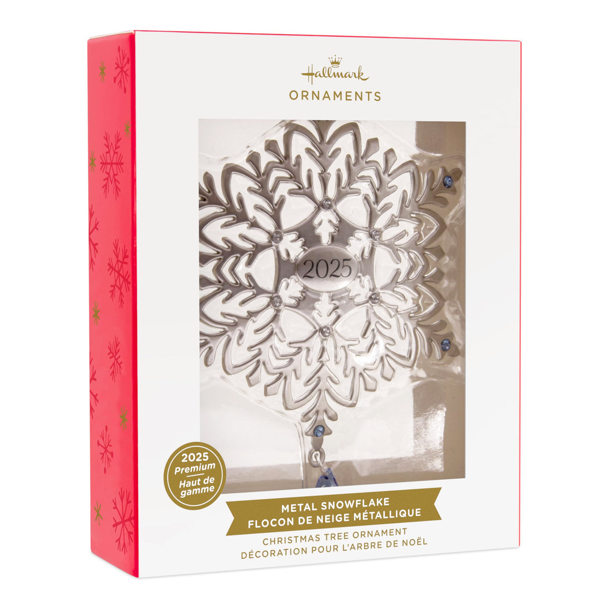 Hallmark Snowflake 2025 Christmas Ornament, Metal, Snowflake Gifts Hallmark