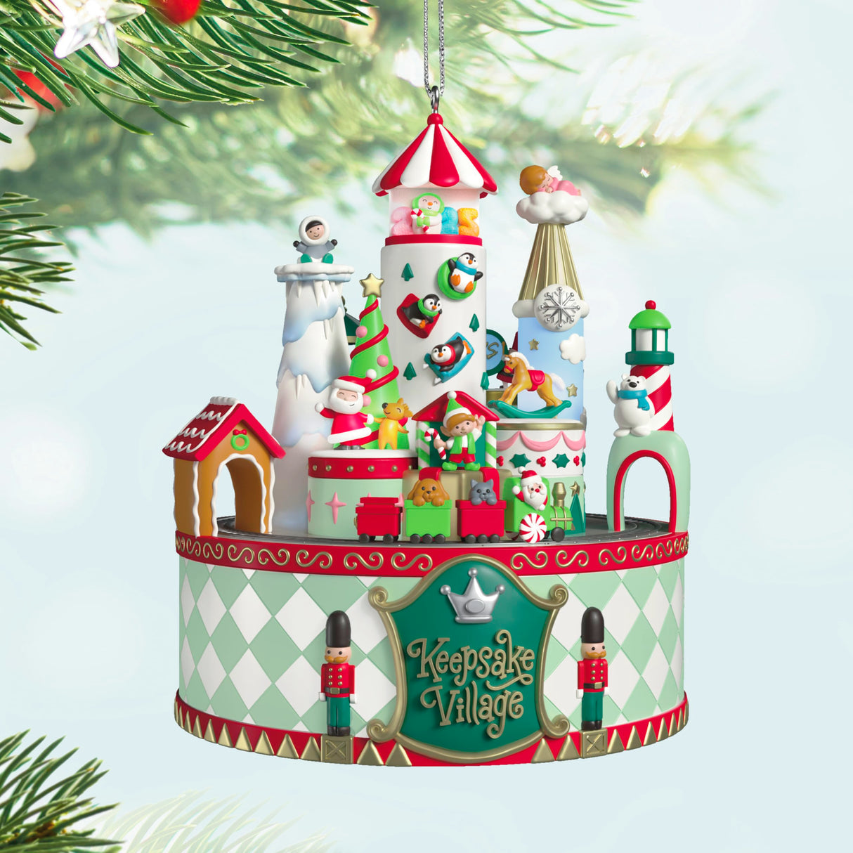 Hallmark Keepsake Christmas Ornament 2025, Keepsake Village Musical with Light and Motion Hallmark Keepsake