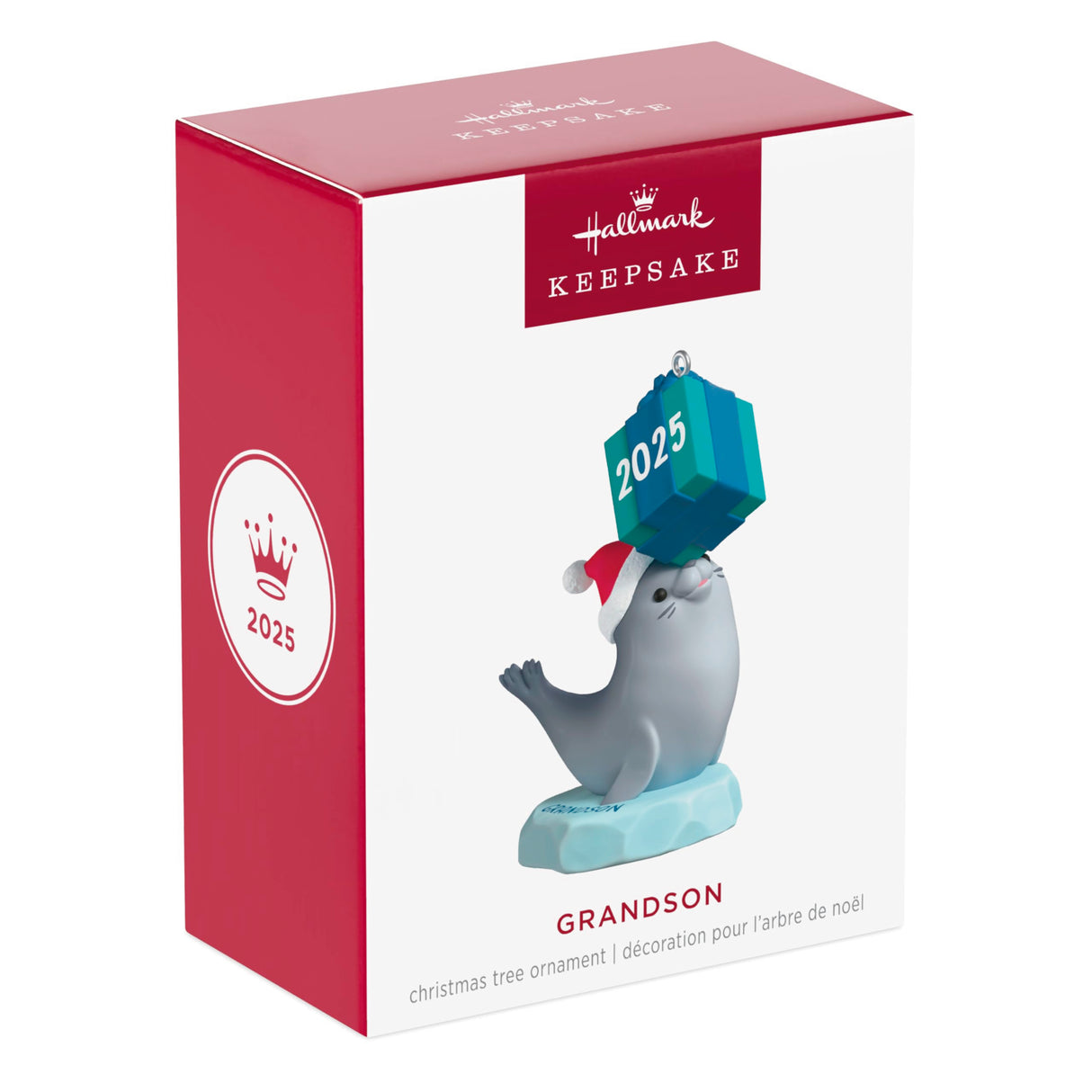 Hallmark Keepsake Christmas Ornament 2025, Grandson Seal 2025 Hallmark Keepsake