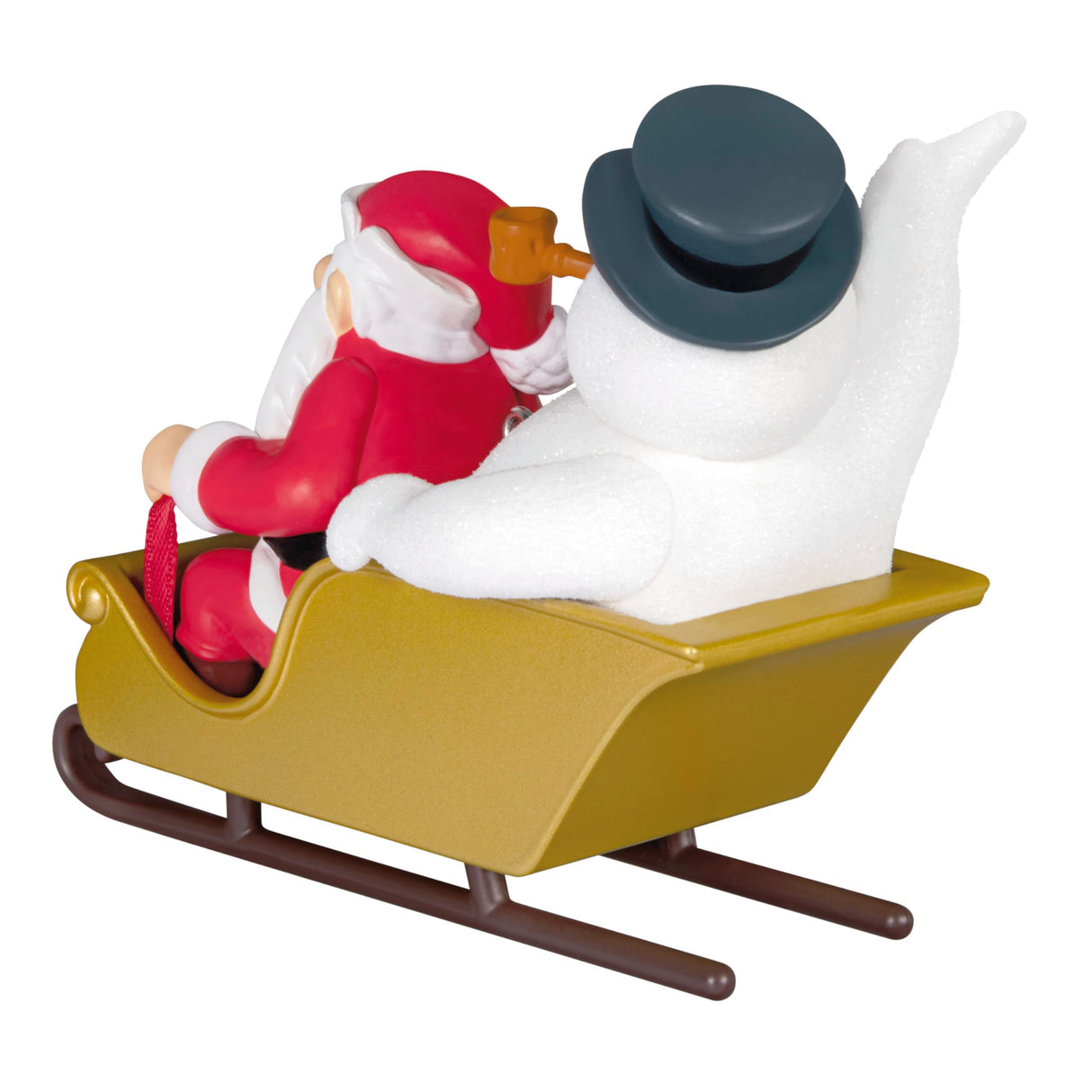 Hallmark Keepsake Christmas Ornament 2024, Frosty the Snowman Frosty and Santa Christmas, Movie Gifts Hallmark Keepsake