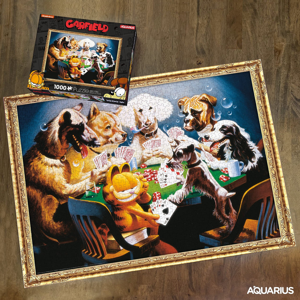 AQUARIUS Garfield Puzzle (1000 Piece Jigsaw Puzzle) - Garfield Merchandise & Collectibles - Glare Free - Precision Fit - 20 x 28 Inches AQUARIUS