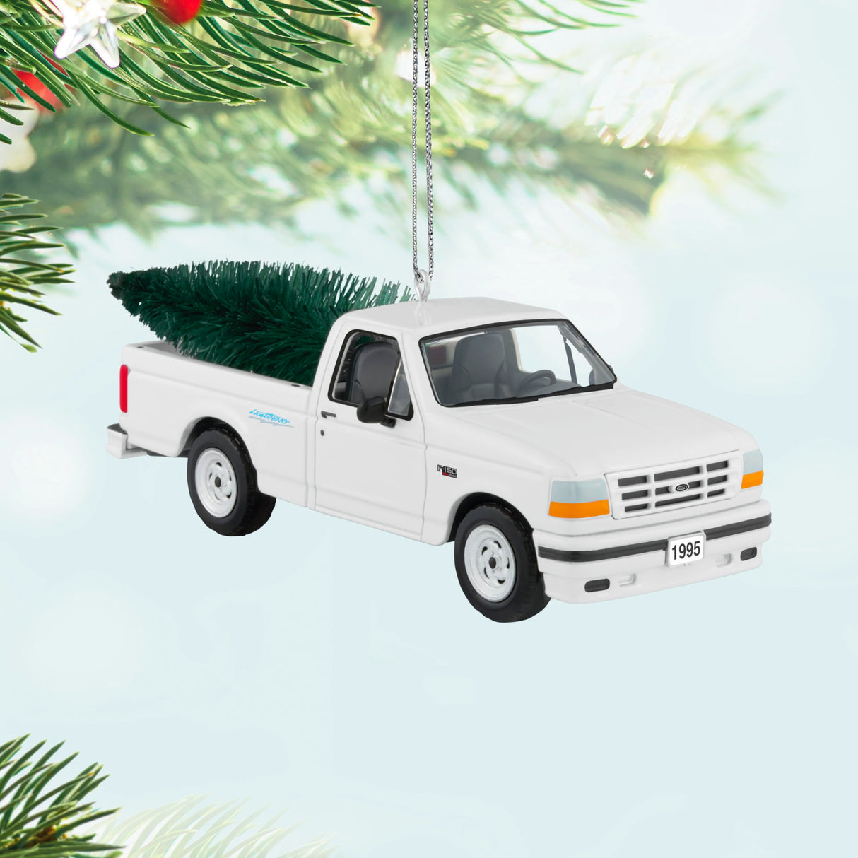 Hallmark Keepsake Christmas Ornament 2025, All-American Trucks 1995 Ford SVT Lightning 2025, Metal, Gifts for Car Collectors Hallmark Keepsake