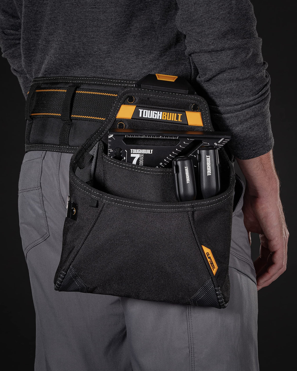 TOUGHBUILT TOU-CT-05 Supply Pouch, Black ToughBuilt