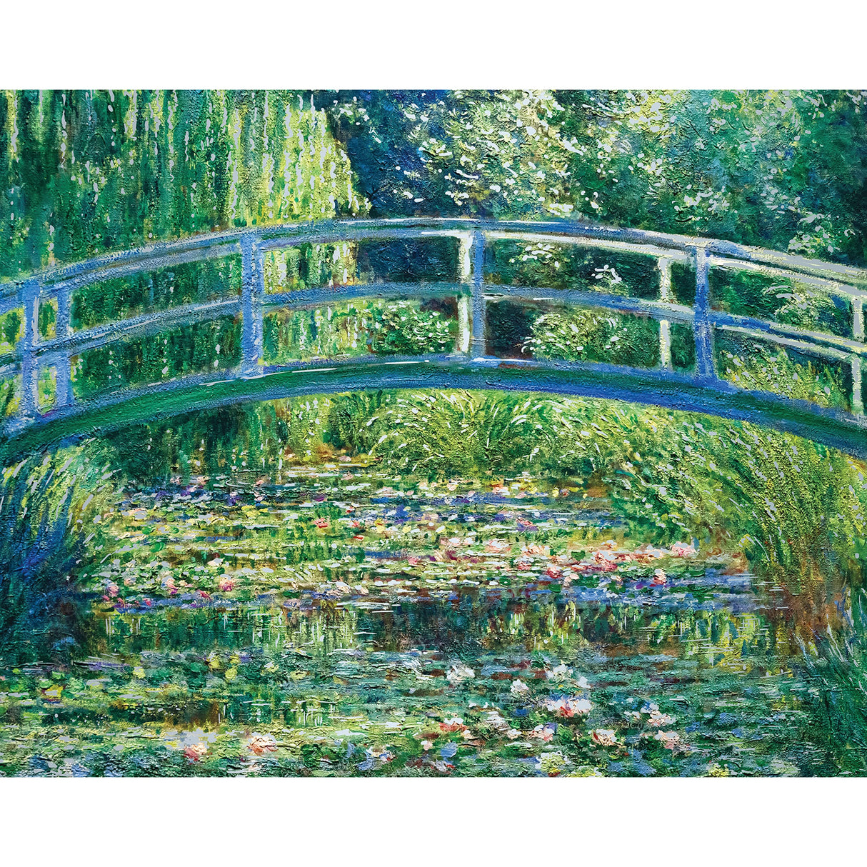 Hinkler Mindbogglers Platinum 1500-Piece Jigsaw Puzzle: Bridge Over a Pond of Water Lilies by Monet - Jigsaws for Adults -Deluxe Jigsaw Puzzles - 33x26in - Intricate Puzzles -Advanced Jigsaws-Hobbies Hinkler