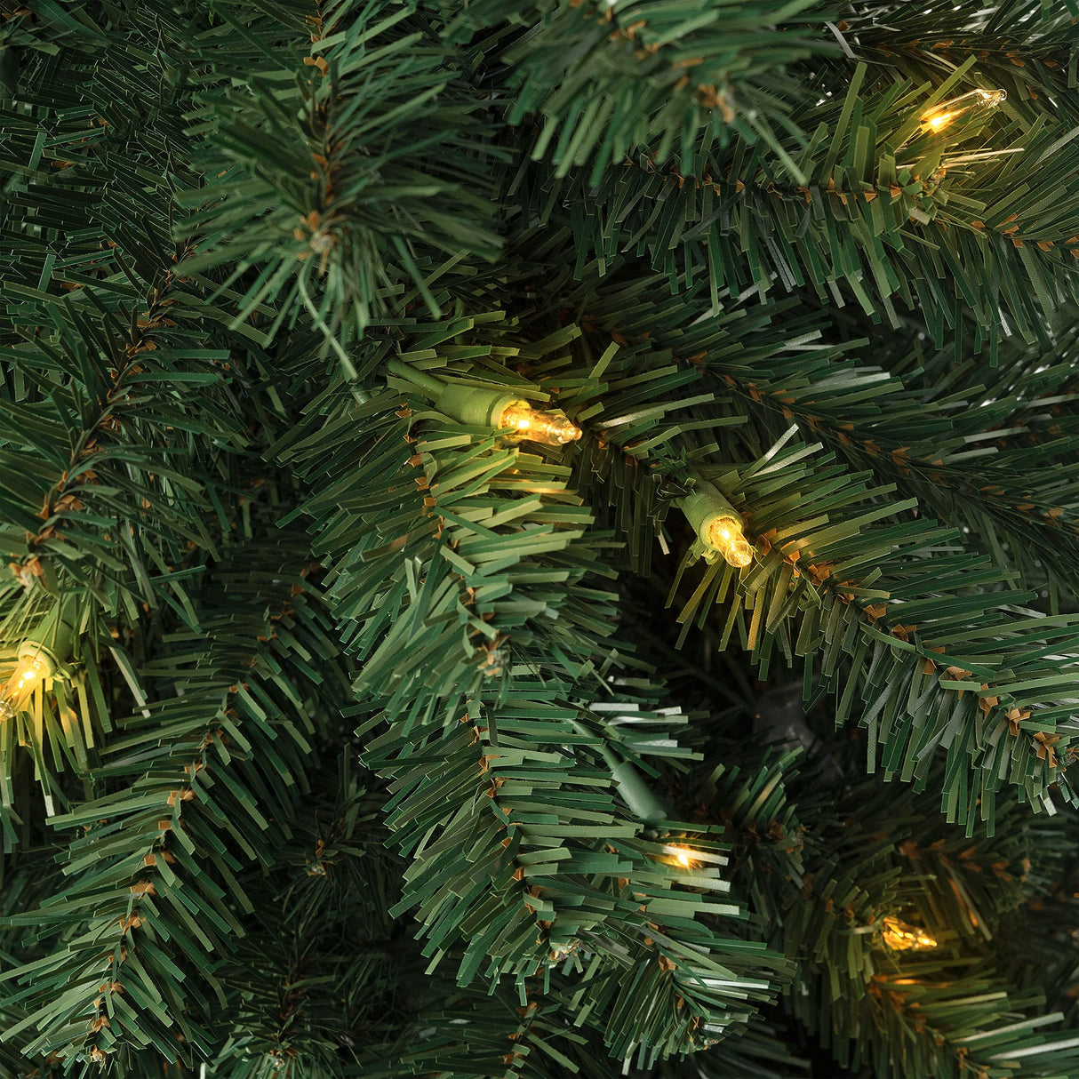 Vienna 9ft Prelit Slim Artificial Christmas Tree with 1455 Branch Tips, 500 Warm Lights and Metal Stand, 37" Wide Realistic Skinny Pencil Christmas Tree with Lights by Naomi Home Naomi Home