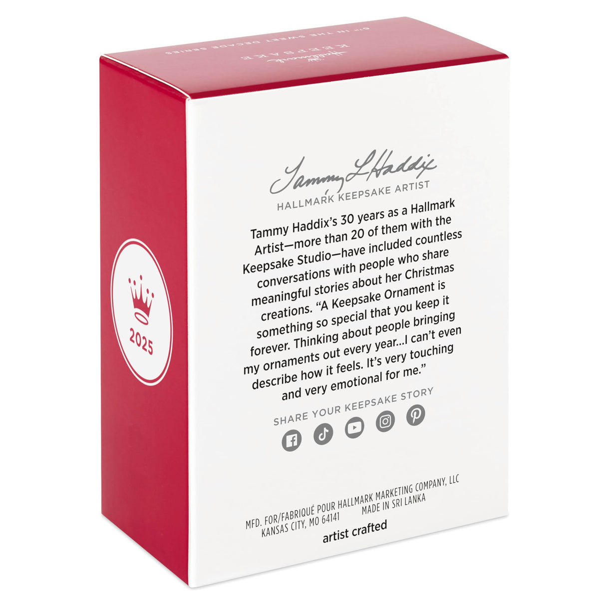 Hallmark Keepsake Christmas Ornament 2025, Sweet Decade 2025, Snowman Collectors Gifts Hallmark Keepsake