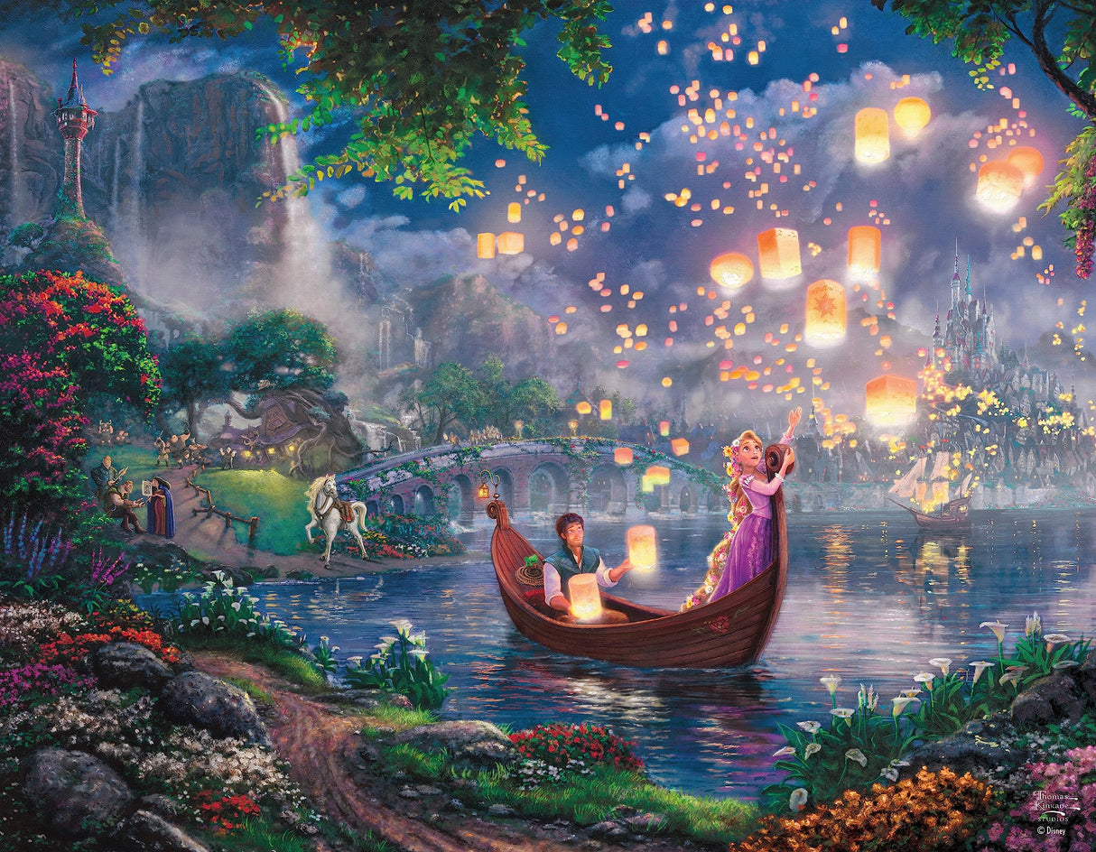 Ceaco - 4 in 1 Multipack - Disney - Thomas Kinkade - (4) 500 Piece Jigsaw Puzzles Ceaco