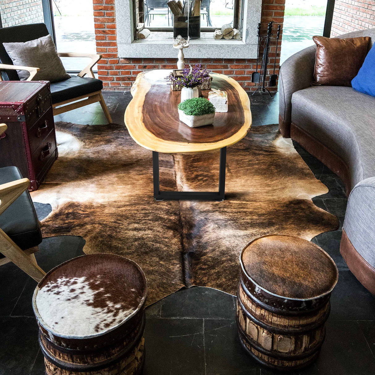 Topsair 16" Metal Furniture Legs with Adjustable Feet Desk Legs Iron Desk Legs Coffee Table Legs Bench Legs, DIY Furniture Legs for Side Table, Nightstand, Chair, 16"x11" Topsair