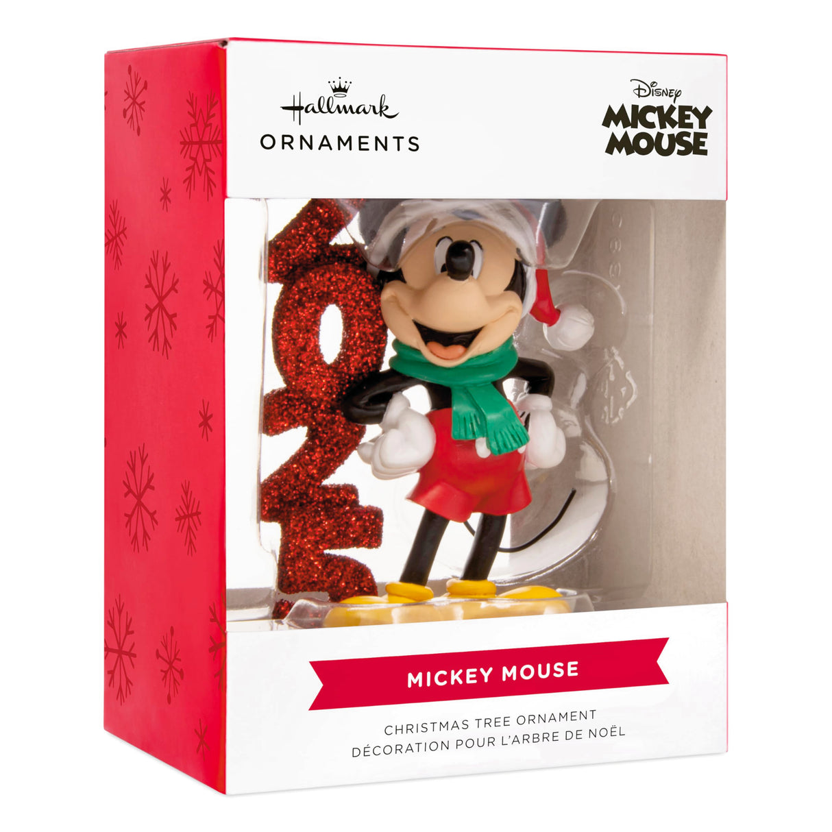 Hallmark Disney Mickey Mouse 2025 Christmas Ornament, Gifts for Disney Fans Hallmark