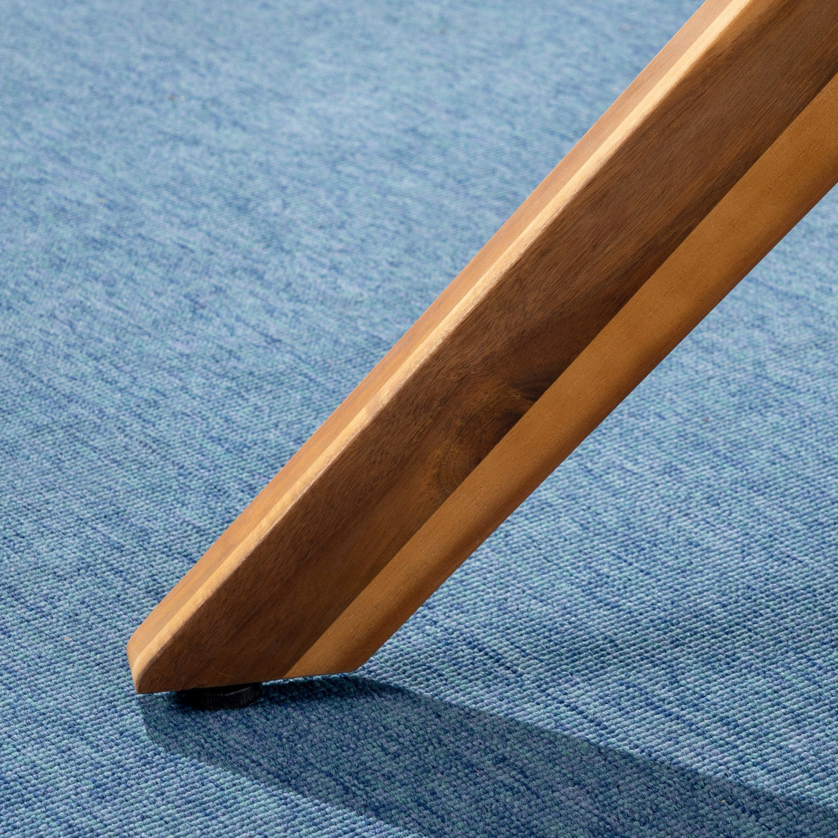 Christopher Knight Home Jordan Outdoor 5 Piece Acacia Wood Dining Set, Teak Finish/Blue Christopher Knight Home