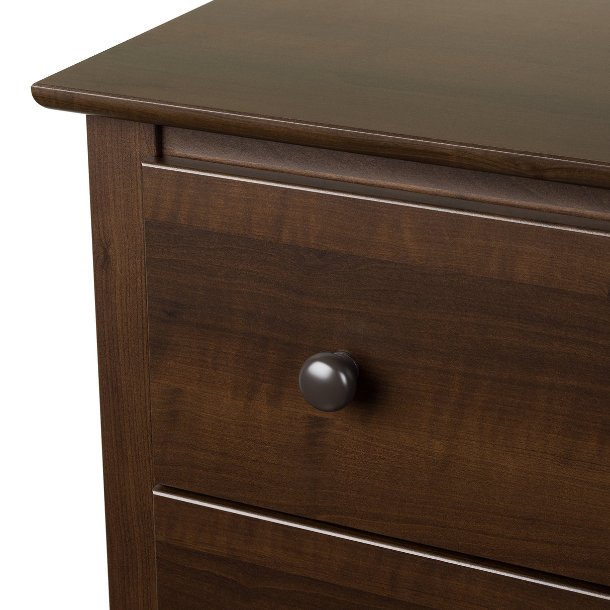 Prepac Sonoma Traditional Nightstand Side Table with 2 Drawers, Functional 2-Drawer Bedside Table 16" D x 23.25" W x 21.75" H, Espresso, EDC-2422 Prepac