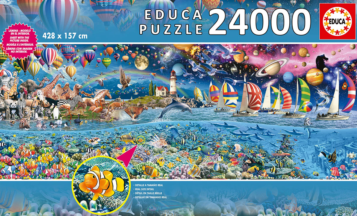 Educa Borras Life, The Greatest 24,000 Piece Puzzle Educa