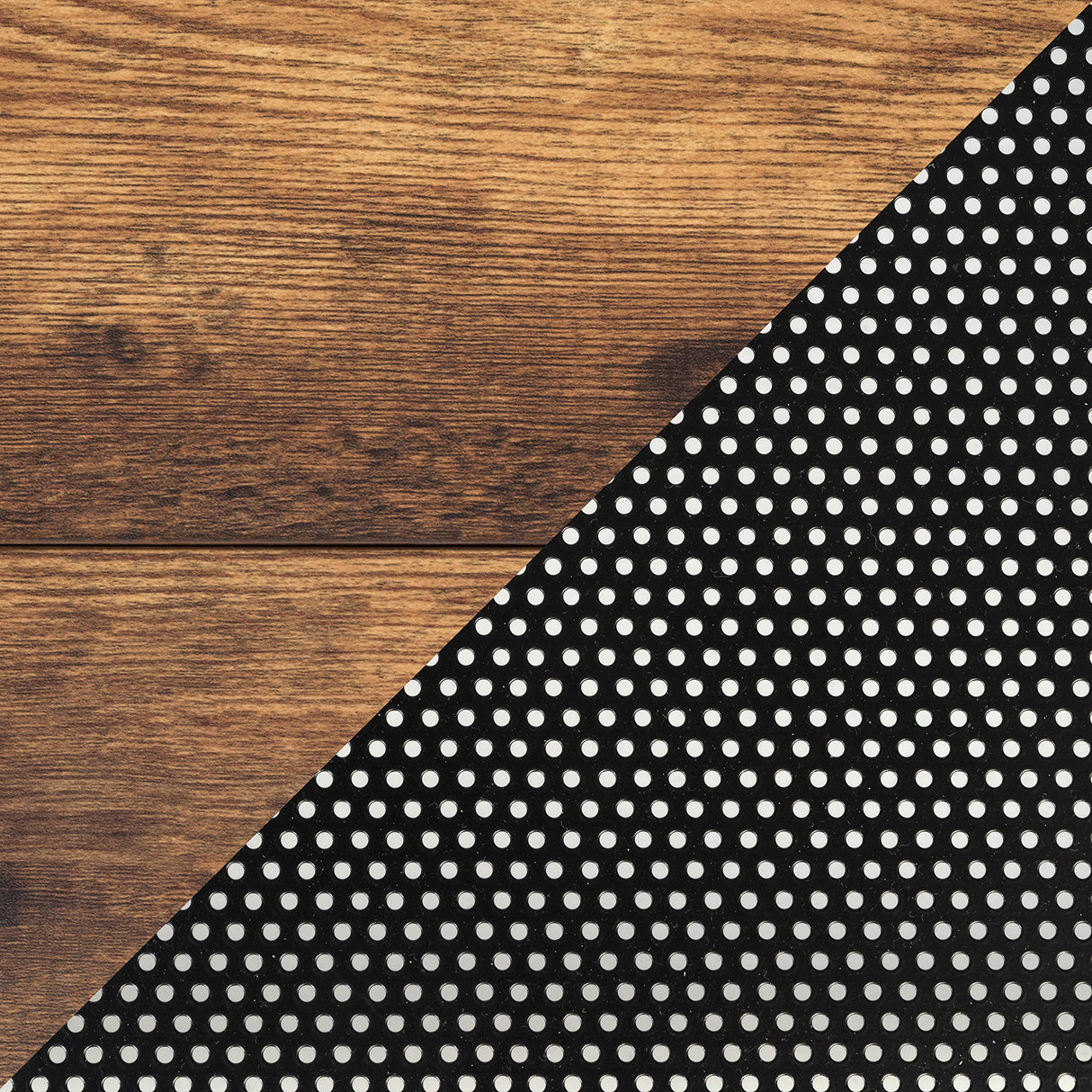 IRIS USA Wide Wood and Metal Rolling Storage Cart, Brown IRIS