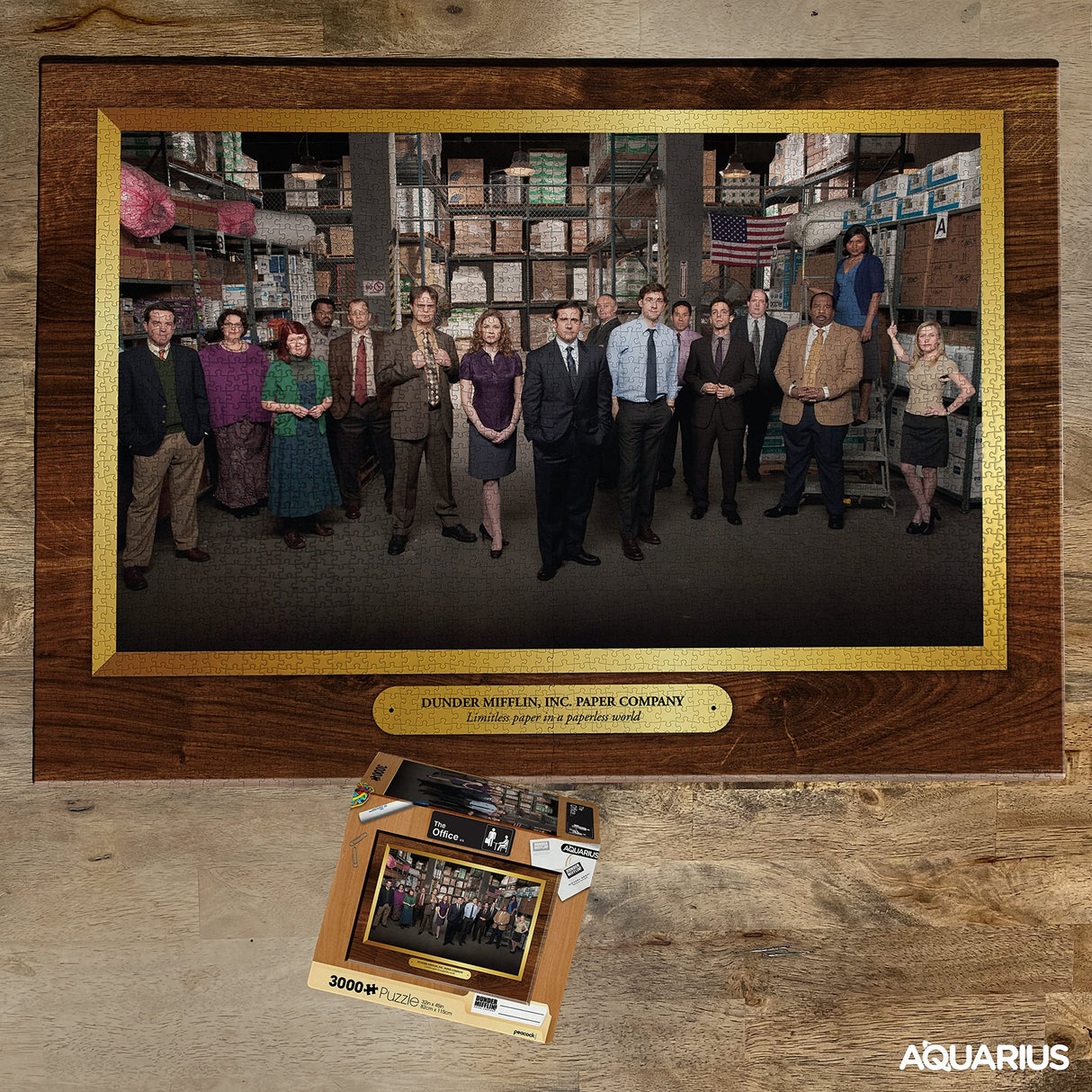 Aquarius The Office Puzzle (3000 Piece Jigsaw Puzzle) - Officially Licensed The Office Merchandise & Collectibles - Glare Free - Precision Fit - 32 x 45 Inches AQUARIUS