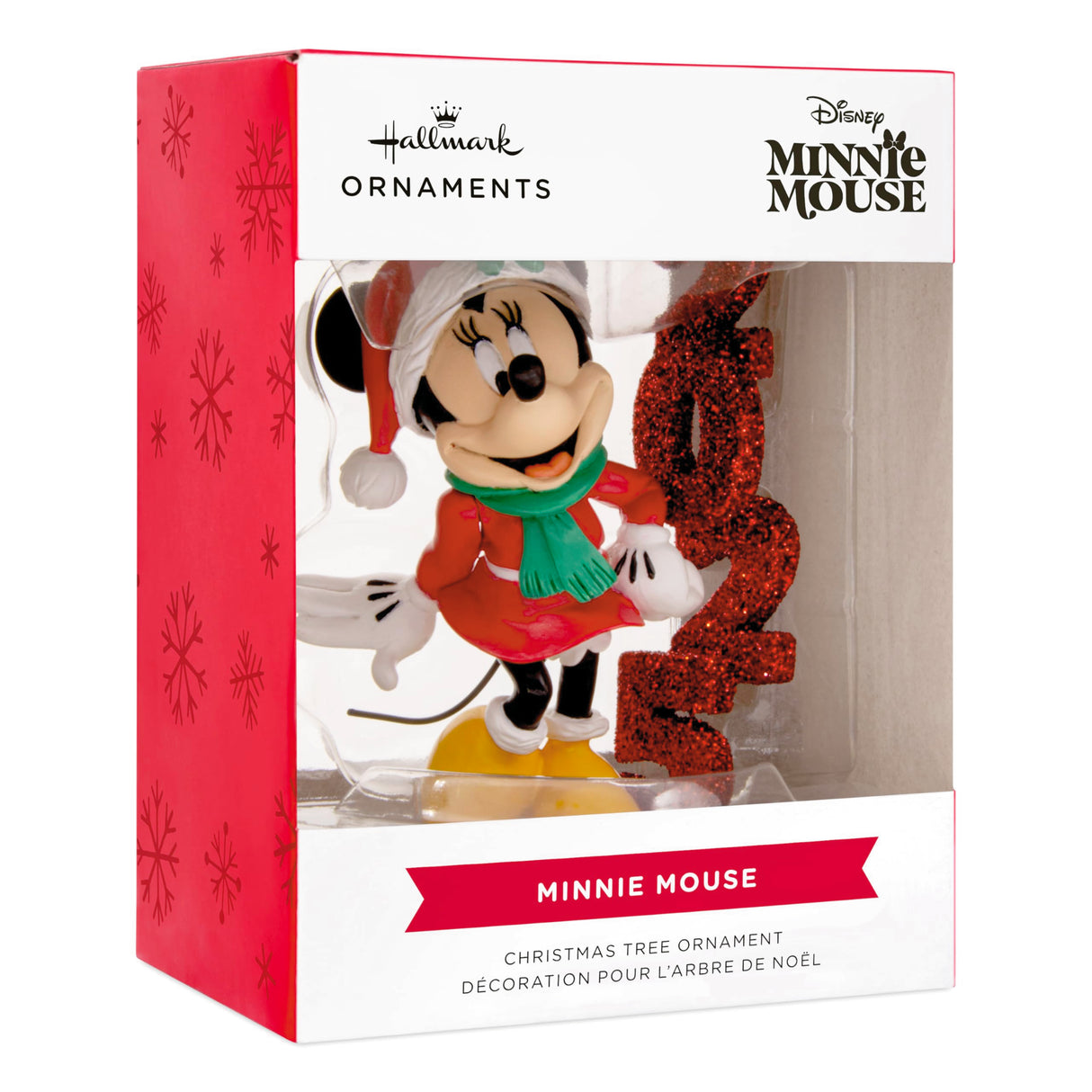 Hallmark Disney Minnie Mouse 2025 Christmas Ornament, Gifts for Disney Fans Hallmark