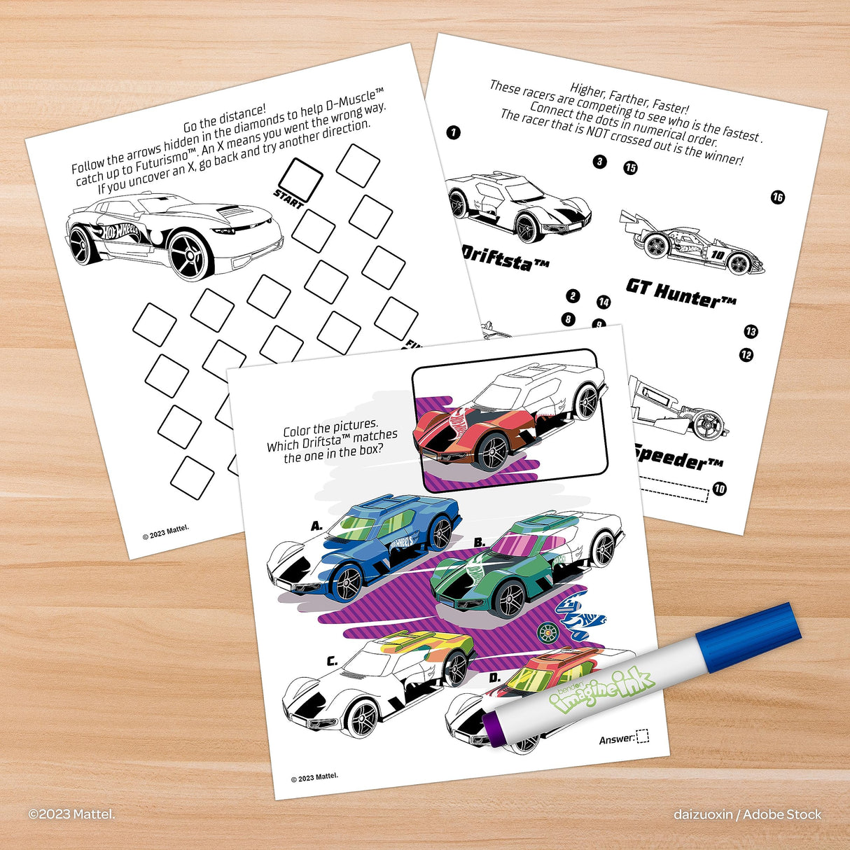 Hot Wheels | Hot Wheels Party Favors | Hot Wheels Coloring Book | Officially Licensed (Imagine Ink) Bendon