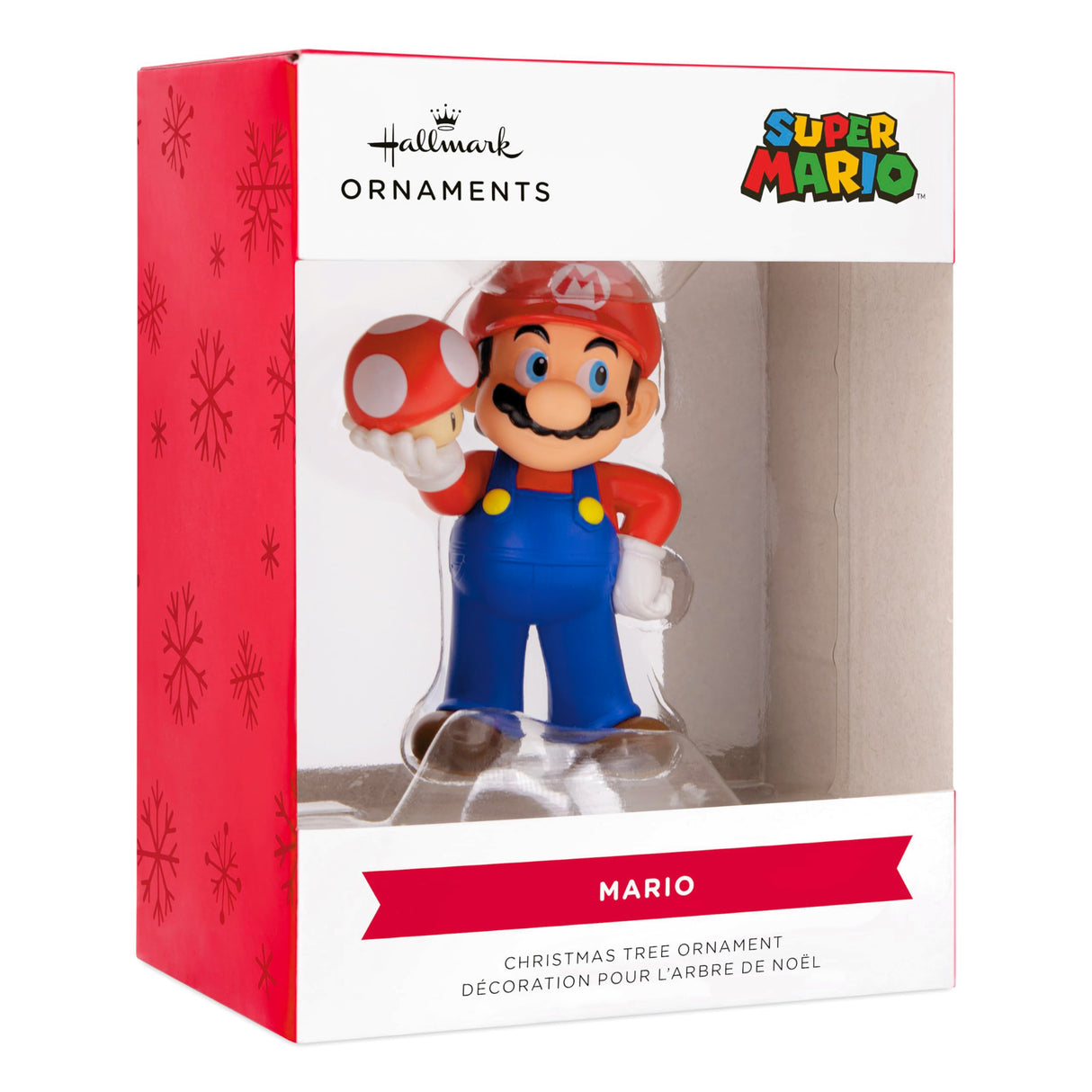 Hallmark Nintendo Super Mario with Super Mushroom Christmas Ornament Hallmark