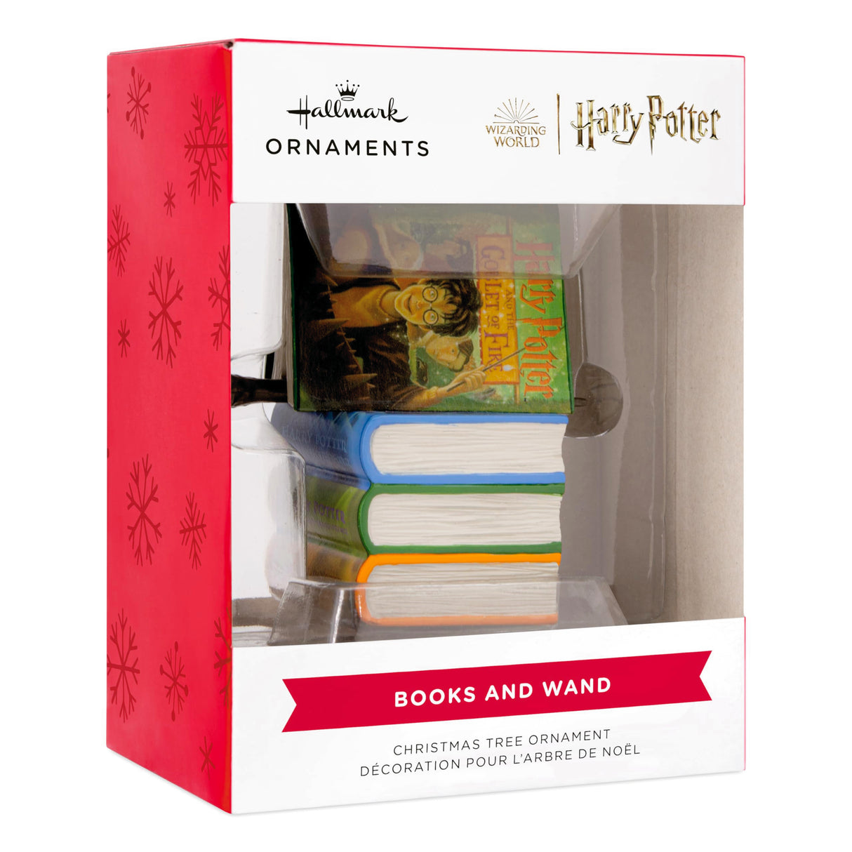 Hallmark Harry Potter Books and Wand Christmas Ornament Hallmark