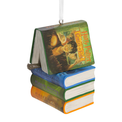 Hallmark Harry Potter Books and Wand Christmas Ornament